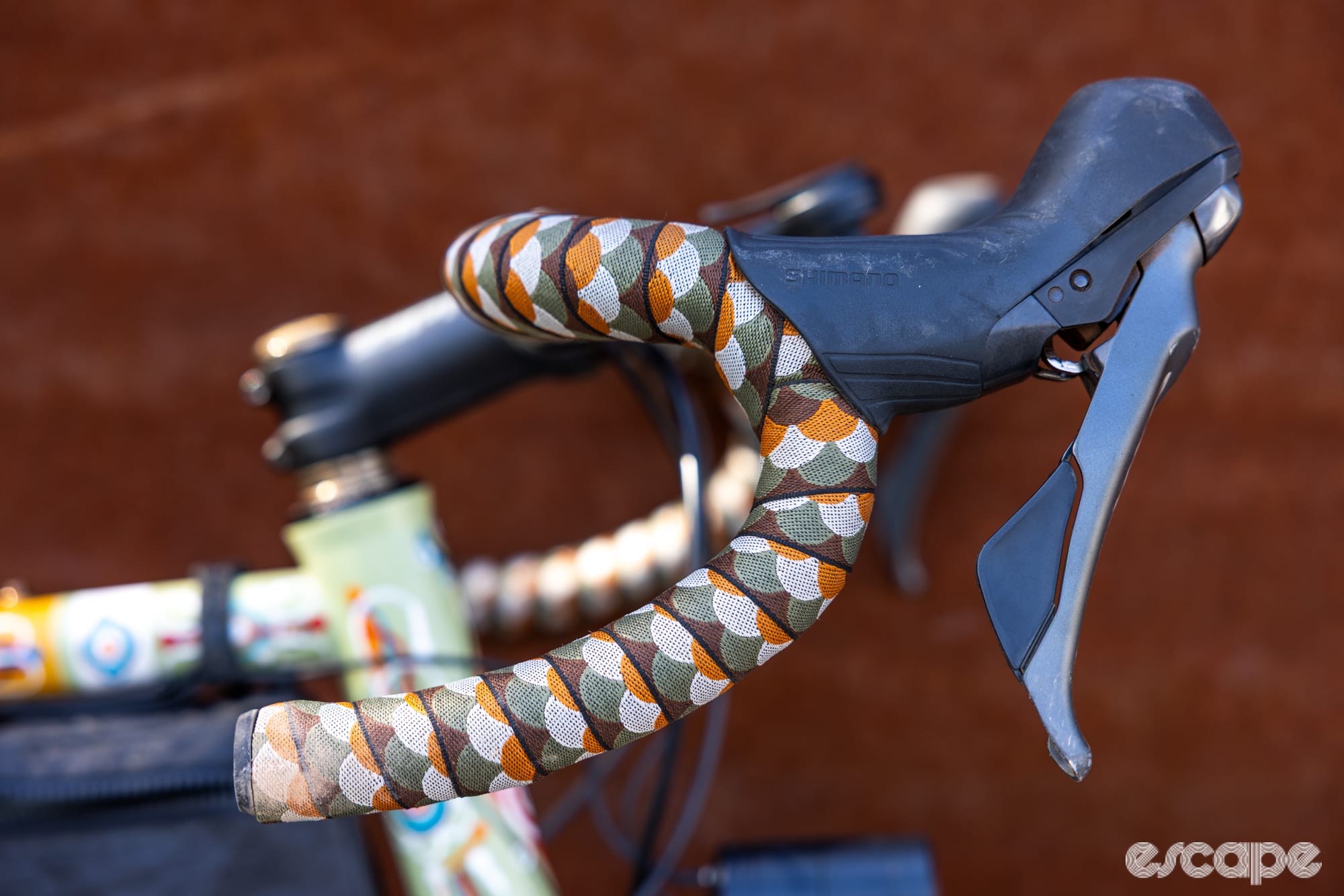 Camp And Go Slow bar tape in Brown Trout.
