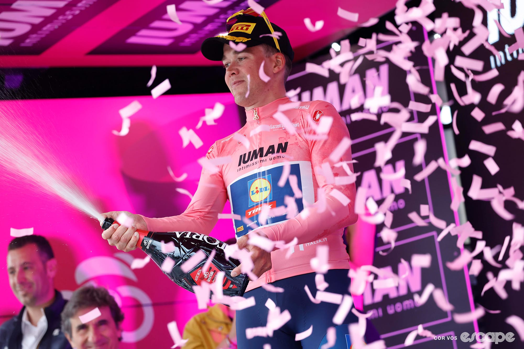 Pedersen seals Giro triple on stage 5 to honour new lifetime contract