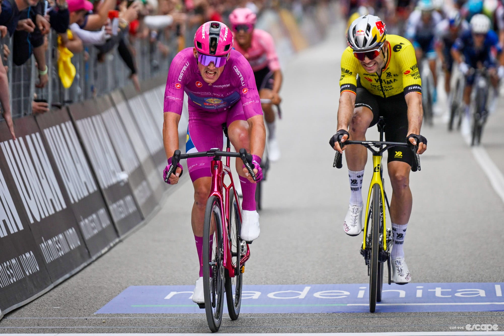 Mads Pedersen untouchable uphill in Giro stage 13