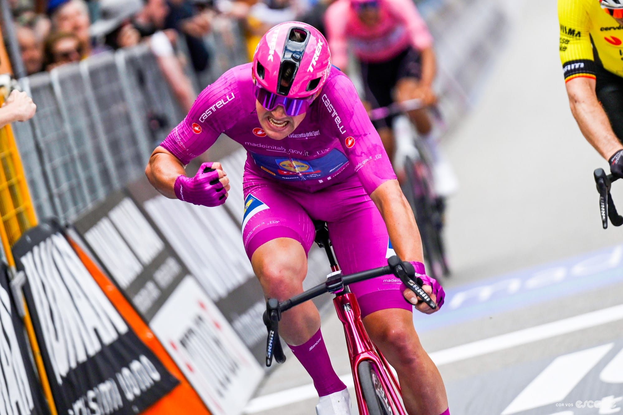 Mads Pedersen untouchable uphill in Giro stage 13