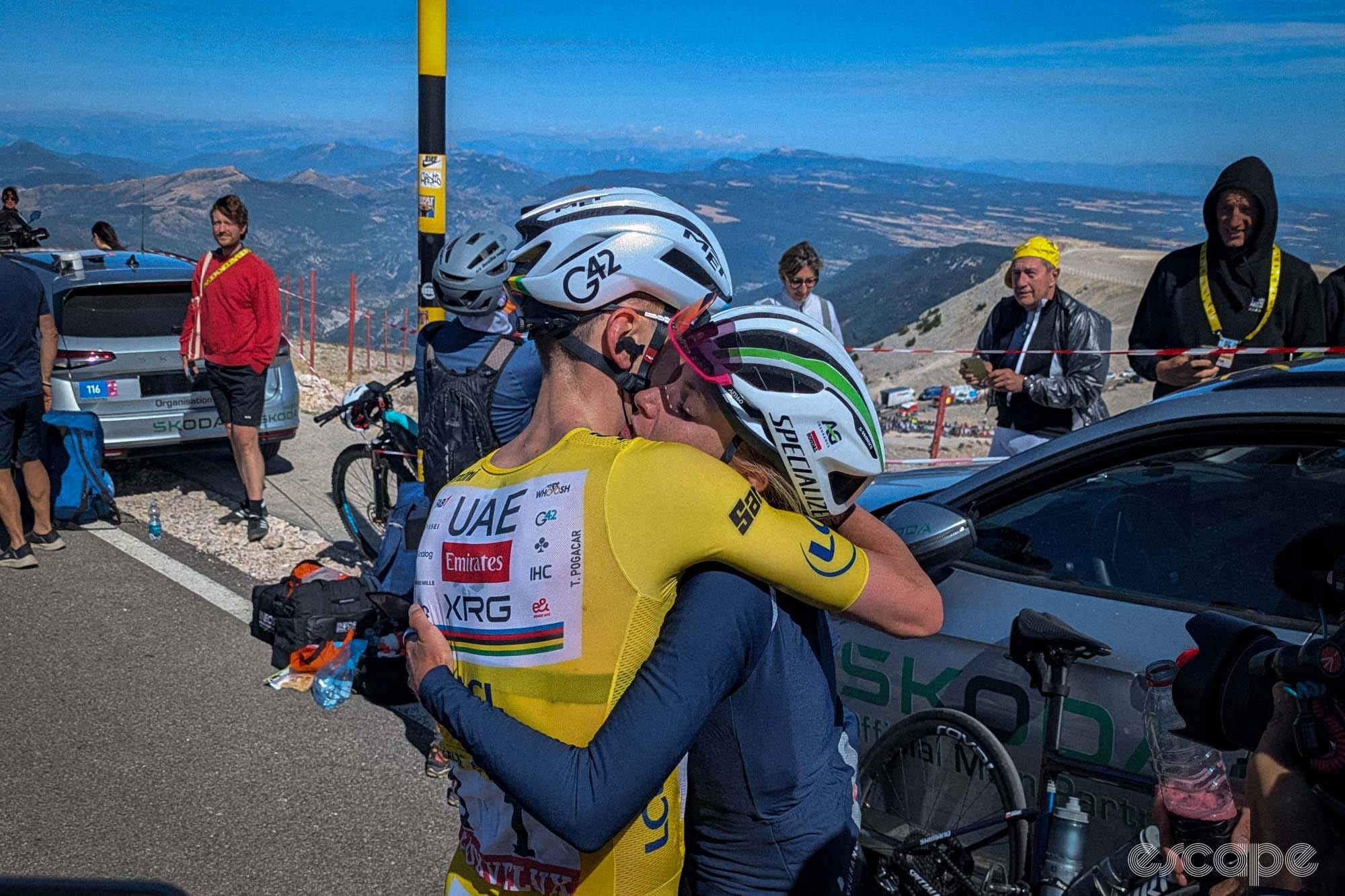 A moment on Mont Ventoux with Urška Žigart