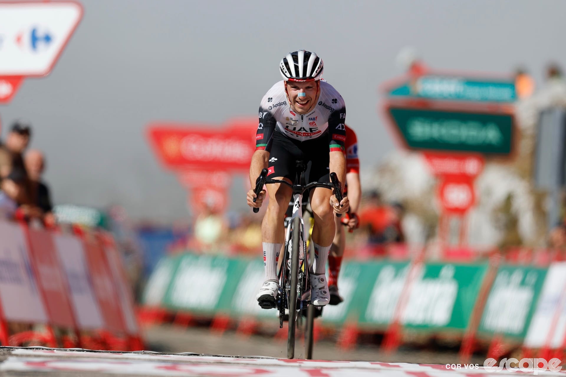 Almeida bests Vingegaard atop the Angliru to win stage 13 of the Vuelta a España