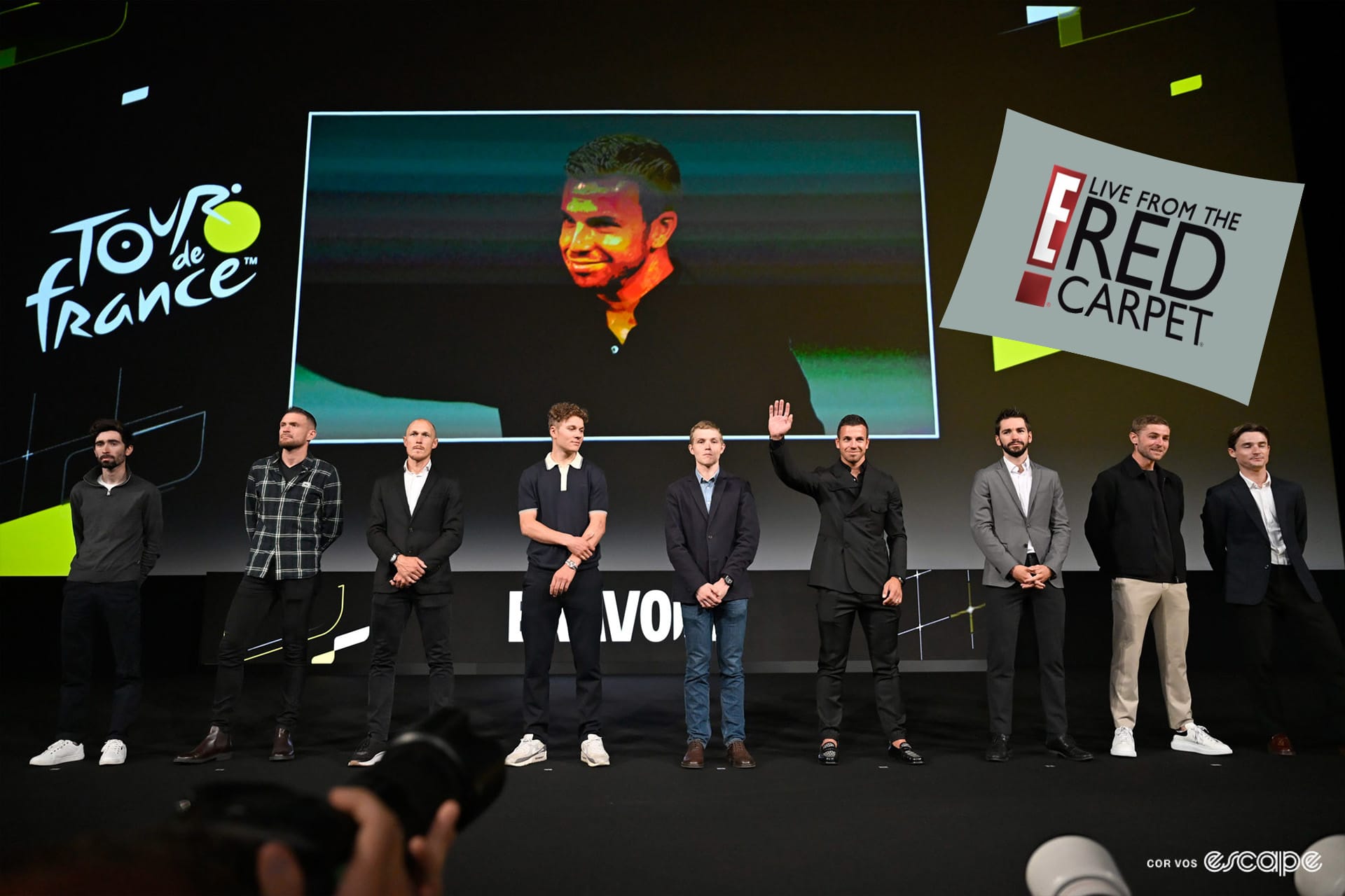 Imagining the red carpet at the Tour de France route presentation