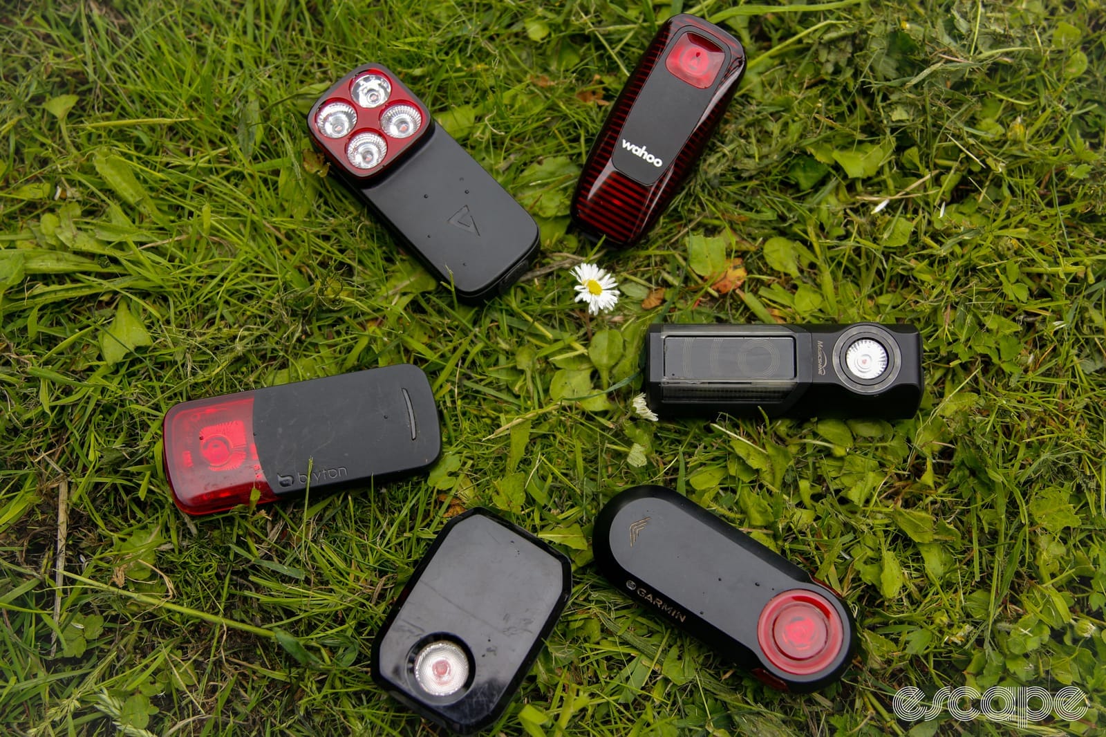 rear radars on grass