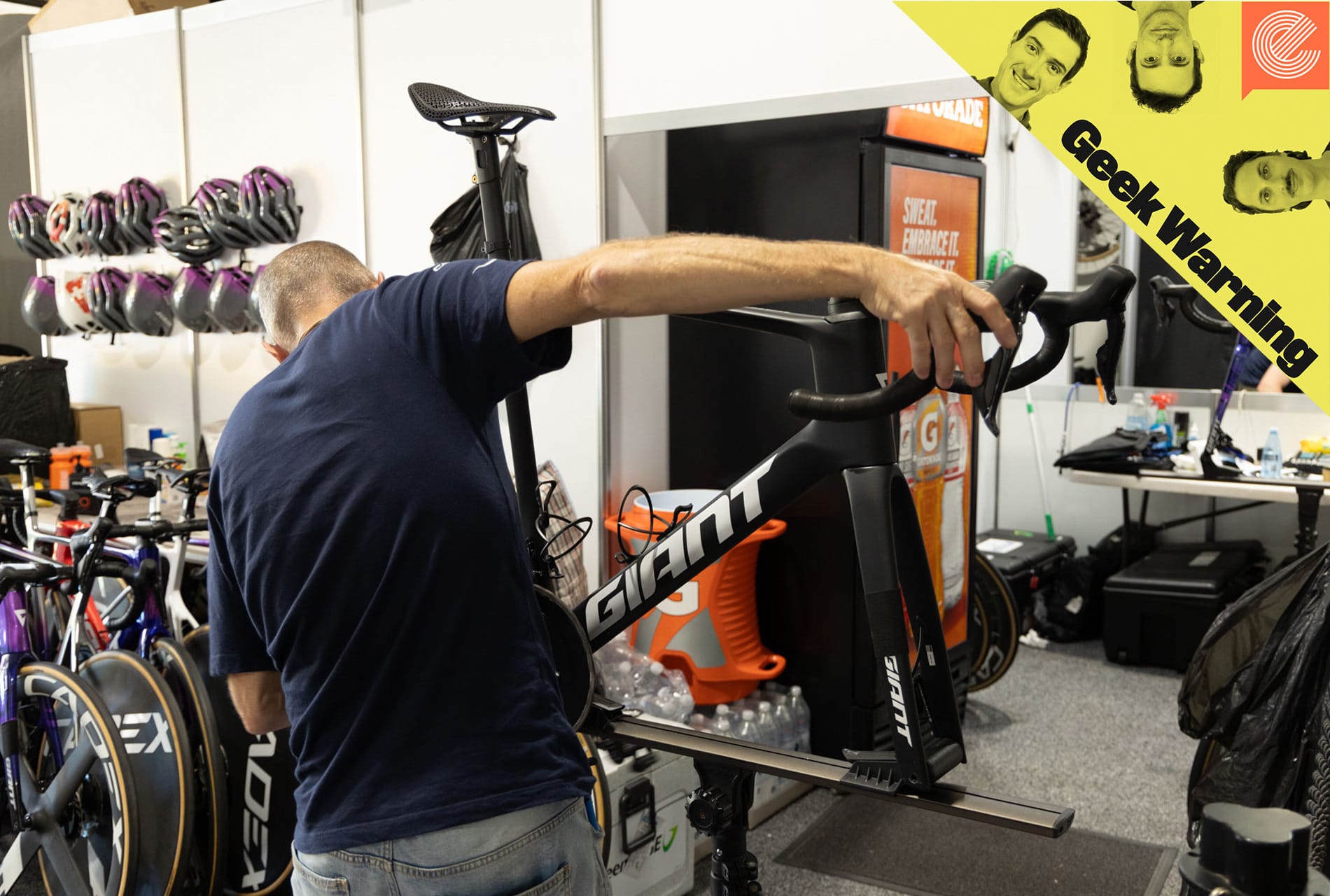 Geek Warning: In the pits of the Tour Down Under