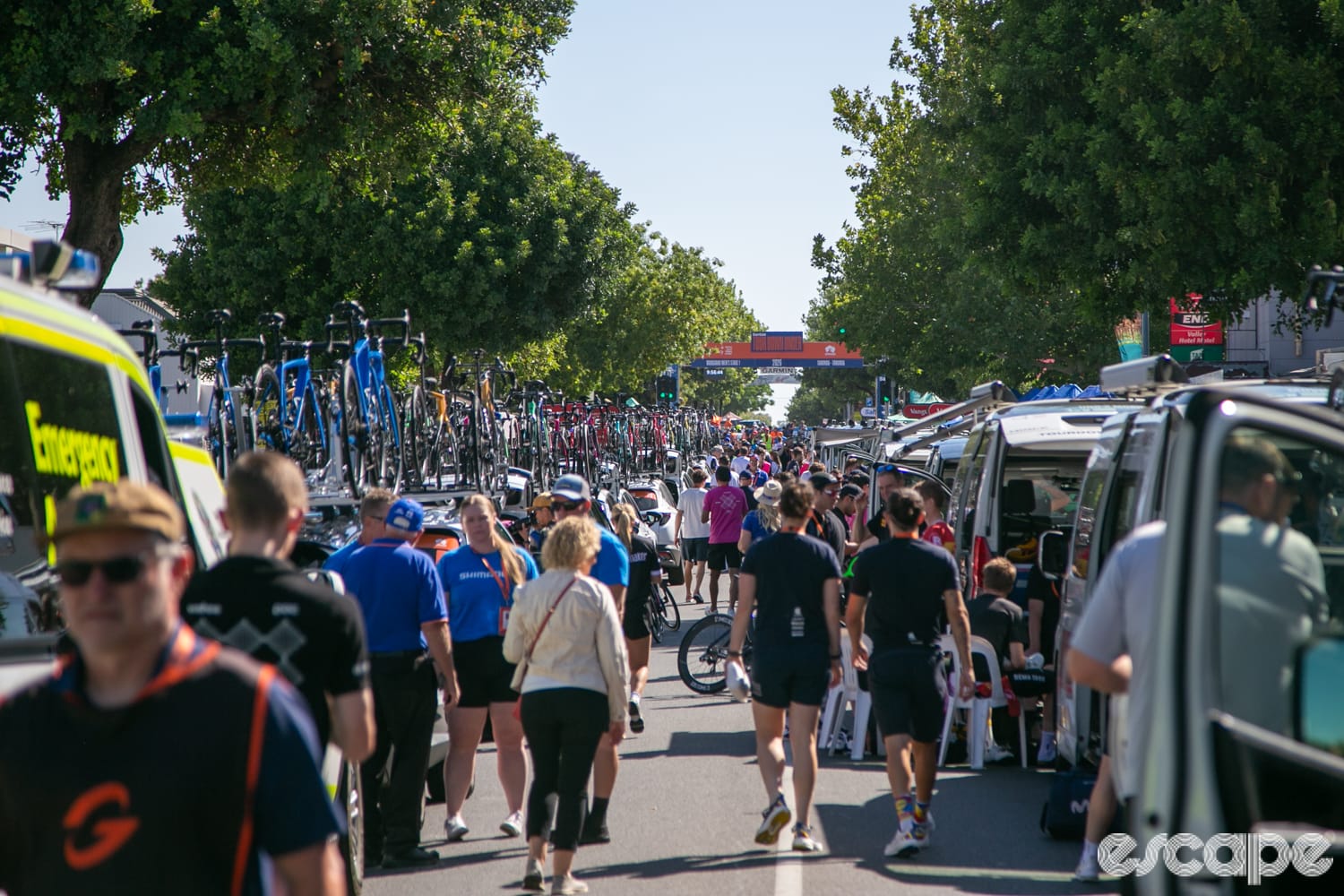 Nine hours in Tanunda at the '26 Tour Down Under