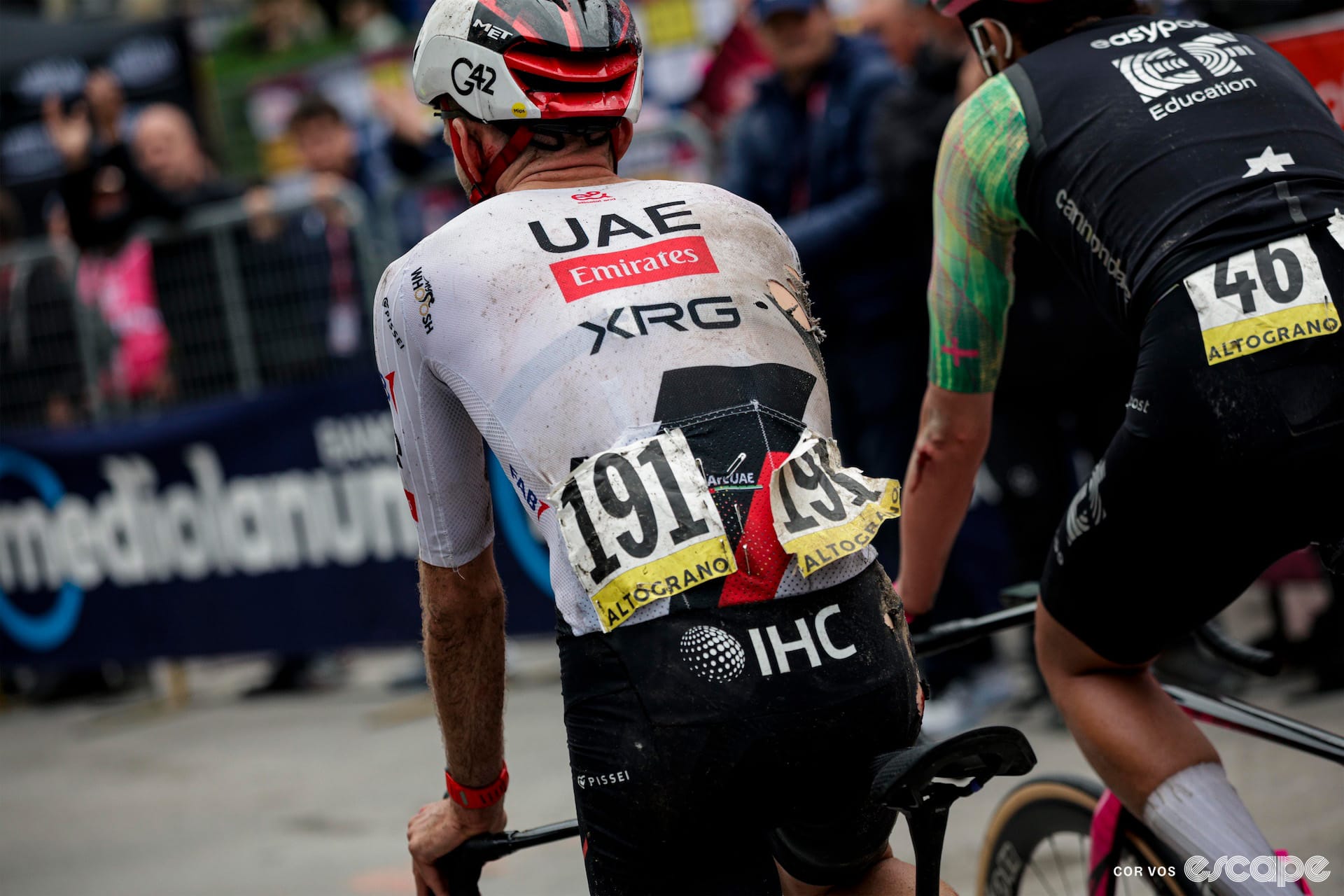 UAE's Giro left in tatters after stage 2 crash
