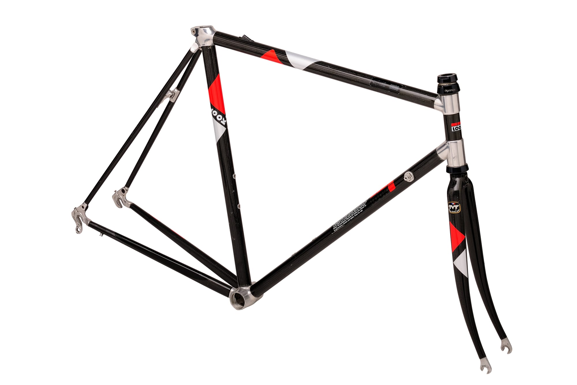 The Look KG86 with carbon tubes joined with aluminum lugs. 