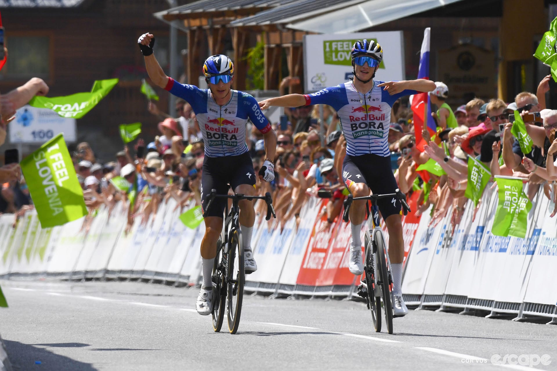 Lipowitz takes first win in two years at key pre-Tour test – despite nervous descent