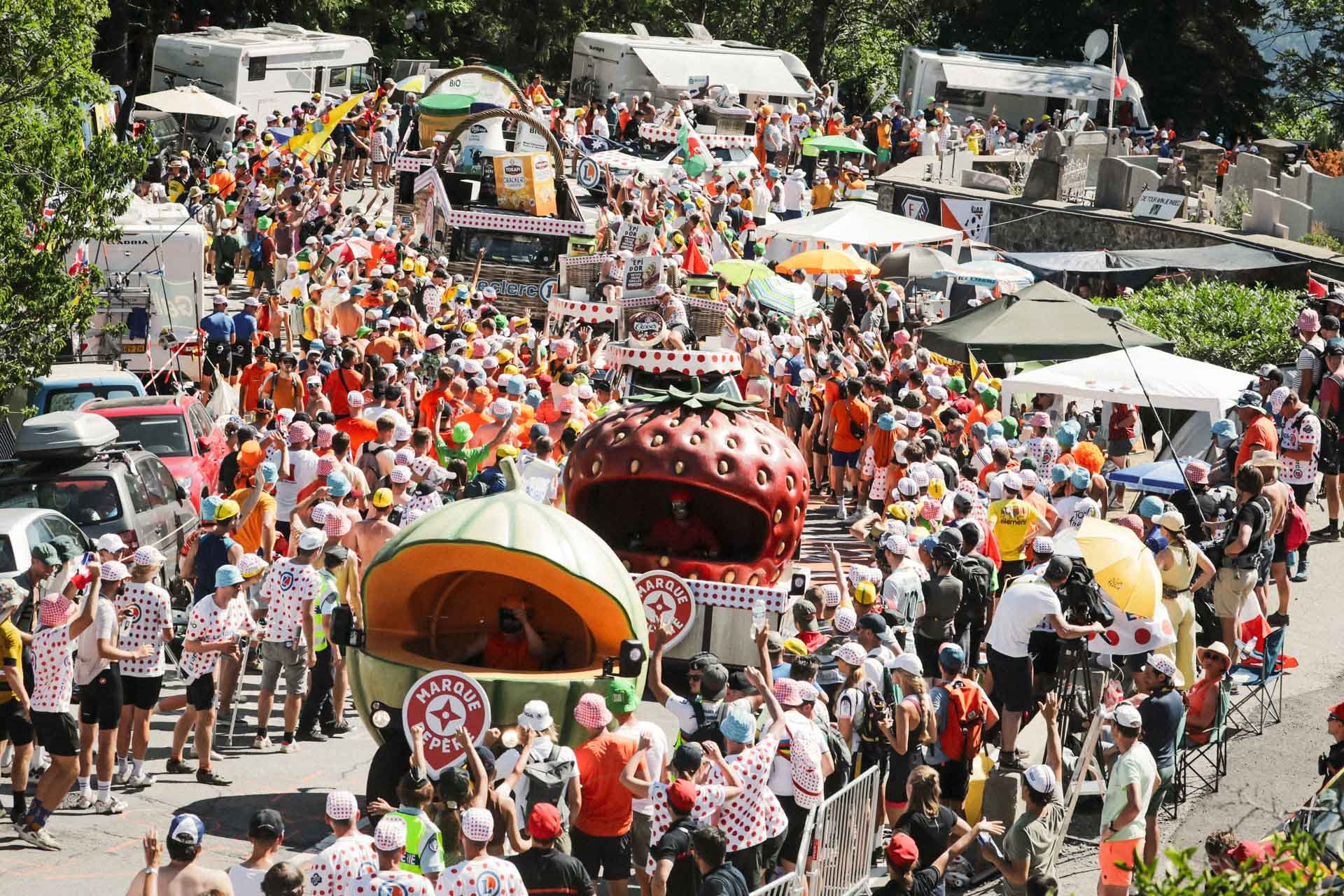 A day in the life of the Tour de France caravan