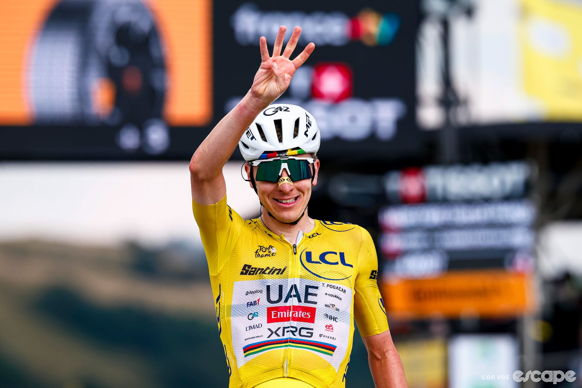 Pogačar takes fourth win of 2026 Tour on stage 14