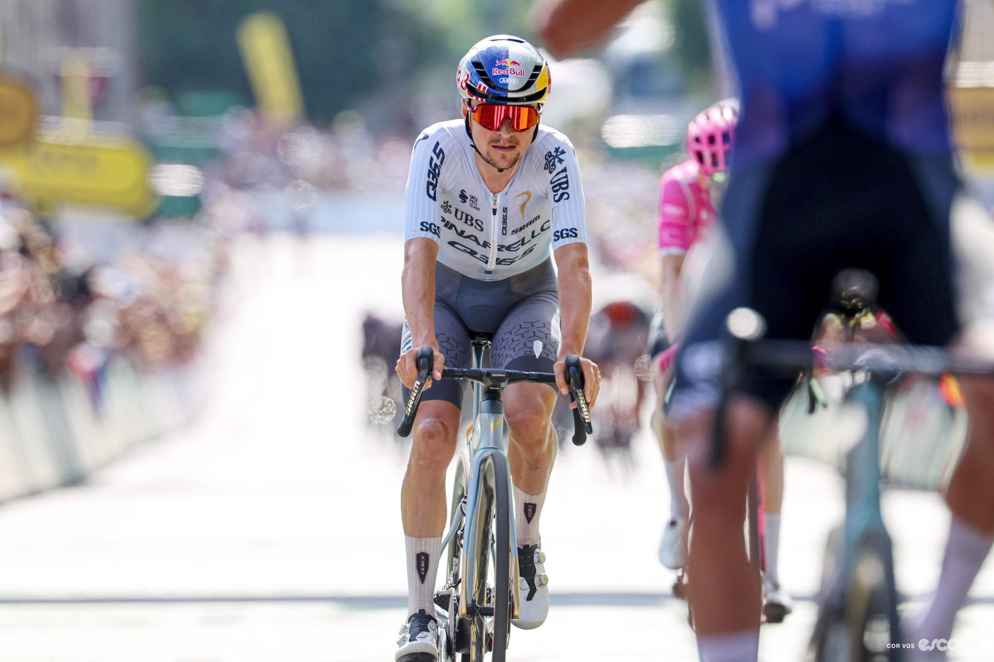 A stone in Tom Pidcock's shifter and a stage 9 podium