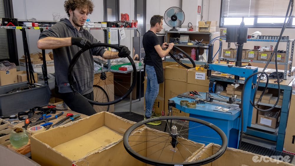 Gallery: How Wilier's assembly line cranks out 50 bikes a day