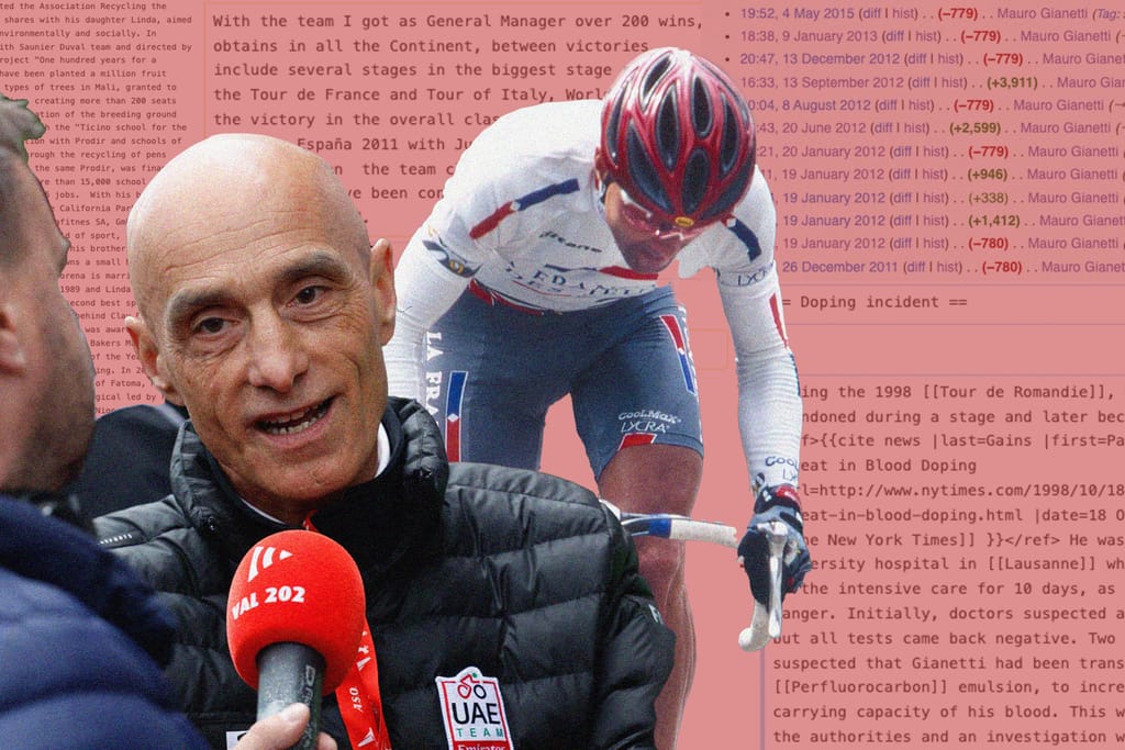 The curious case of Mauro Gianetti's disappearing 'doping incident'