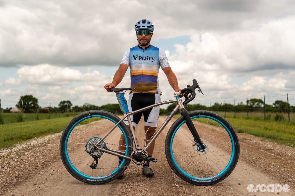 Unbound 2025: Nathan's BTCHN' Bikes titanium monster gravel
