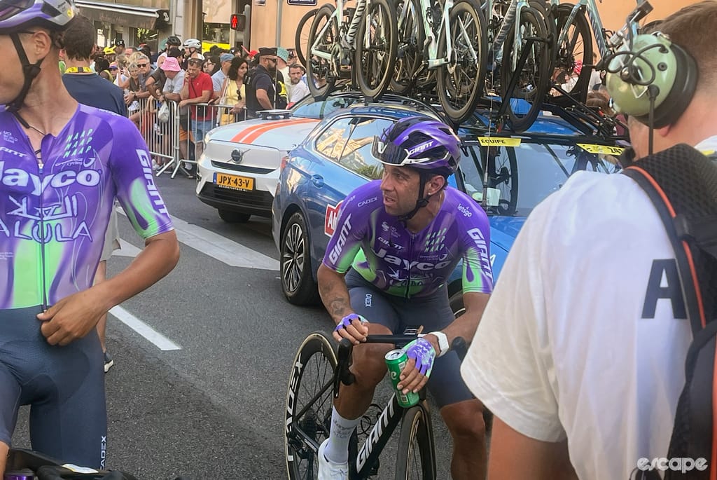 There are always sad boys at Tour de France finish lines