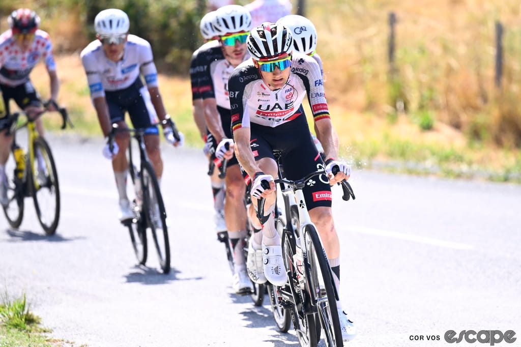 Why did UAE chase so hard on stage 9 of the Tour de France?