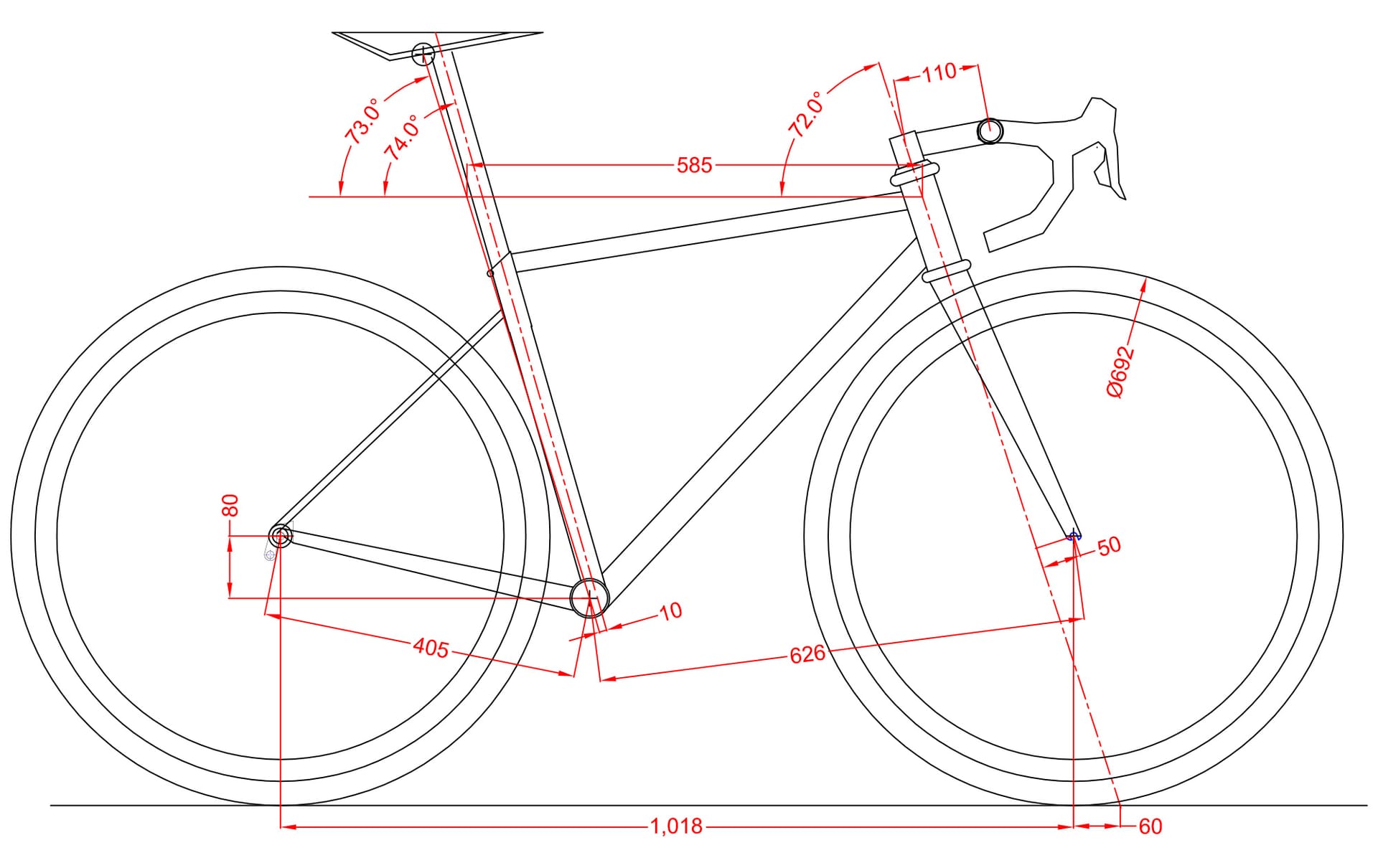 Rethinking road race bike geometry for modern fit trends