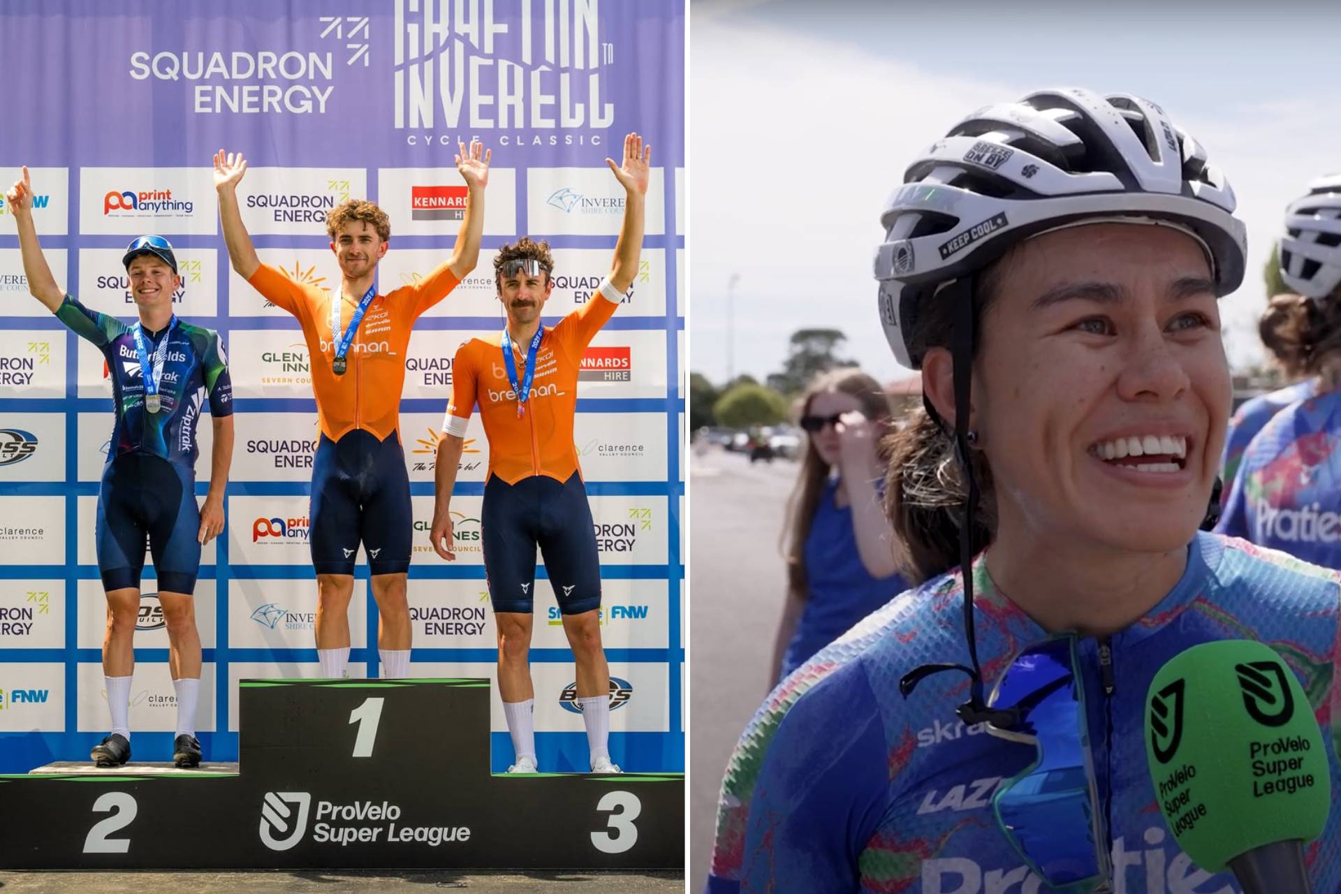 ProVelo Super League: Saunders and Ricardo win Grafton to Inverell