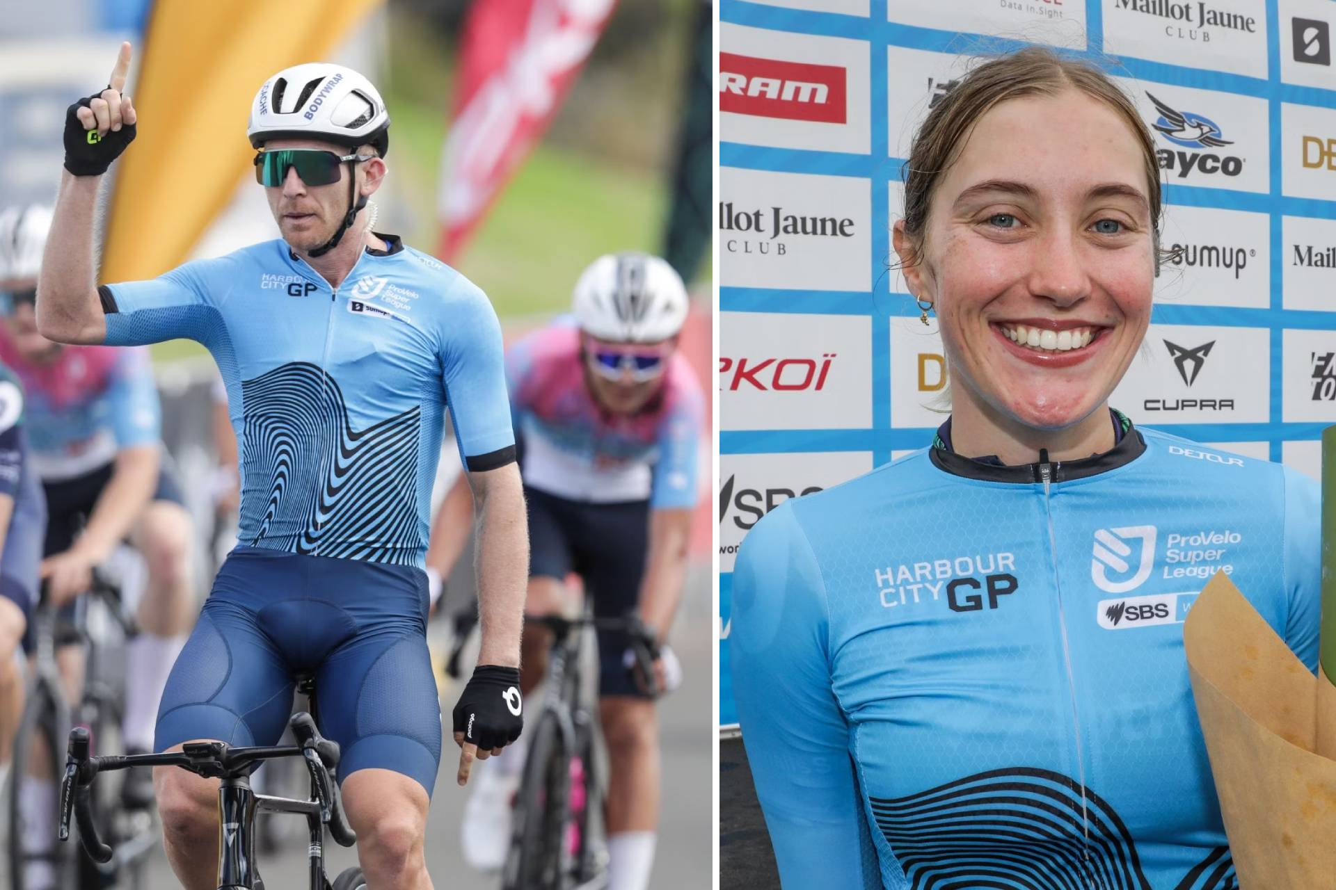 ProVelo Super League: Cameron Scott and Alli Anderson win in Sydney