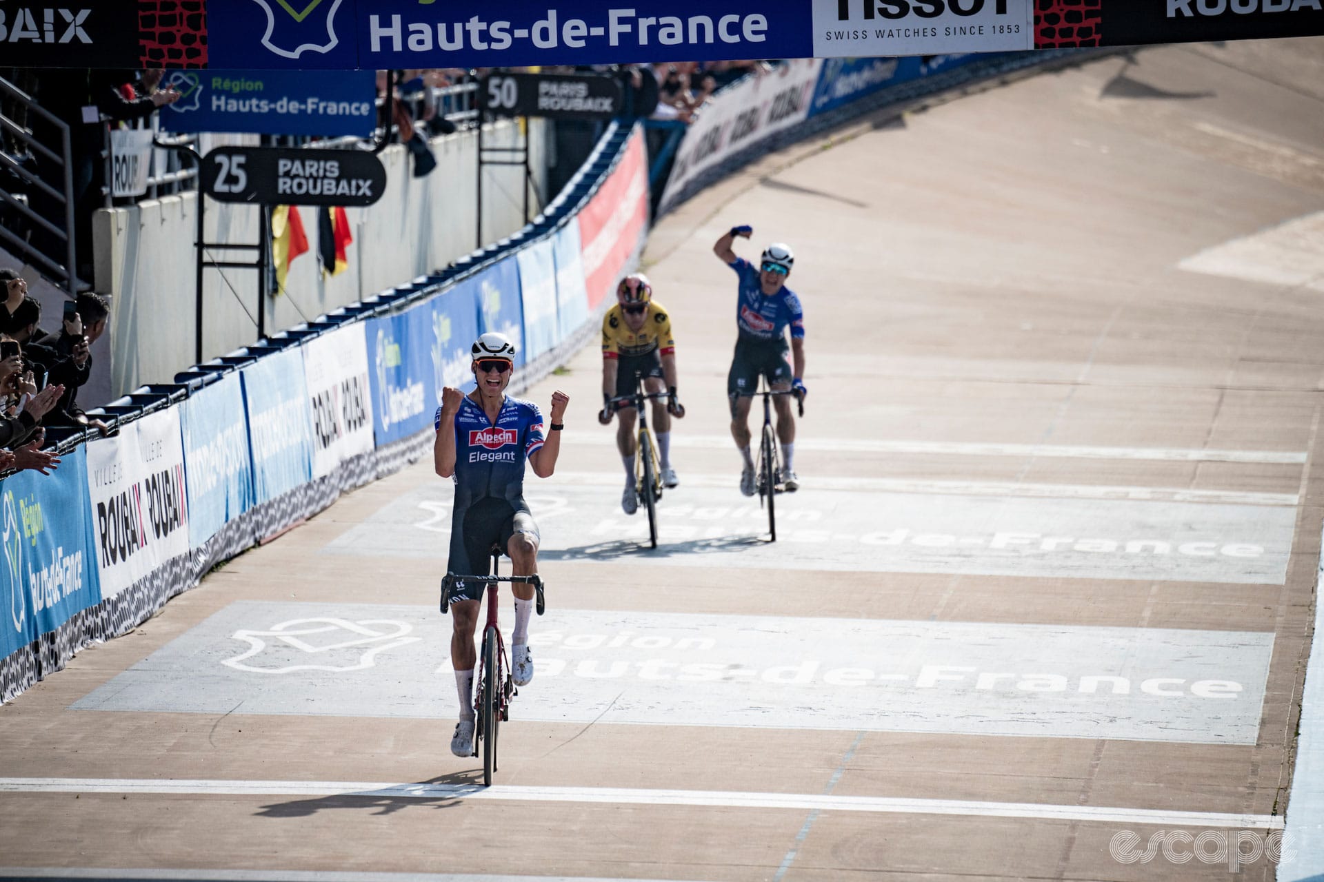 How strength and luck coalesced to help Mathieu van der Poel take Paris-Roubaix victory