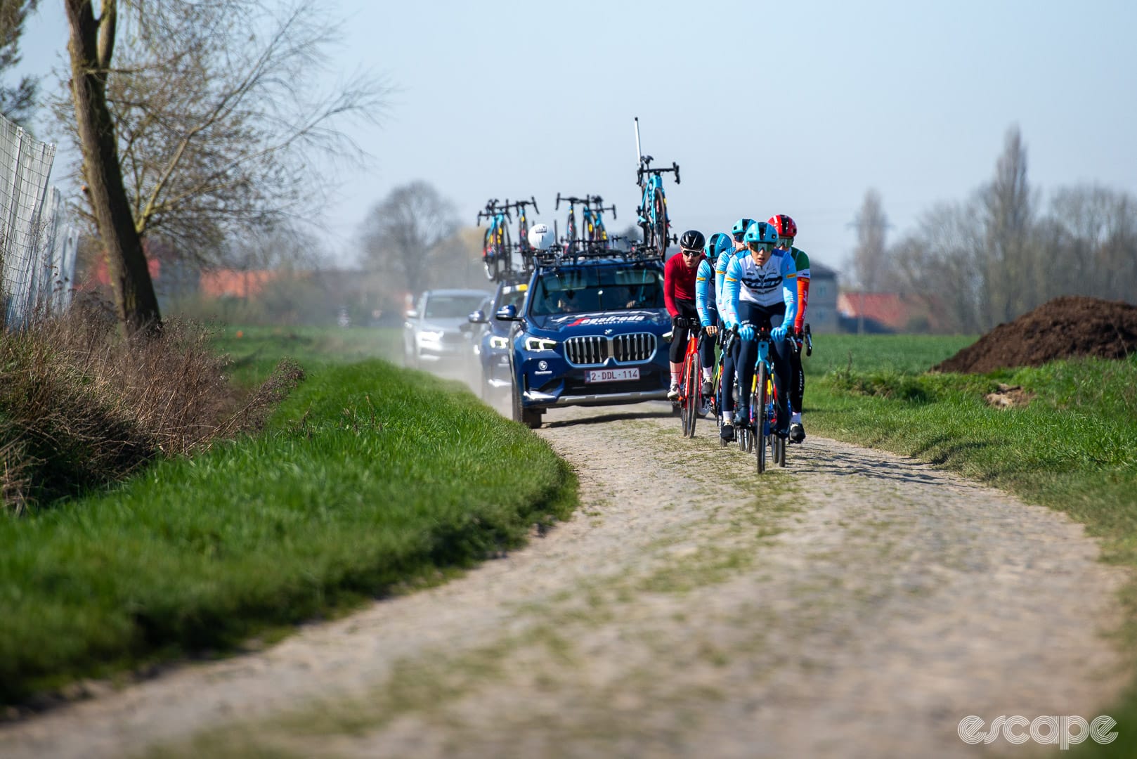 I did a Roubaix Recon ride with Trek-Segafredo