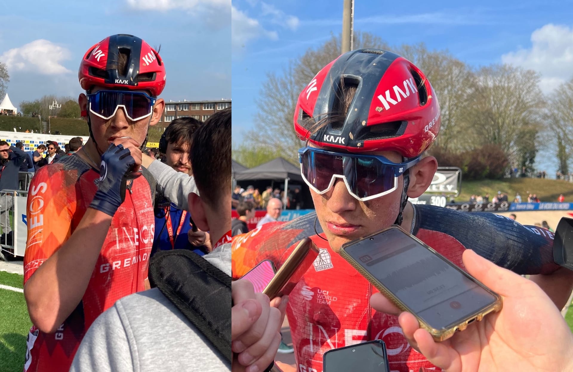 The youngest Roubaix rider since 1937 goes 120 km alone but makes it to the velodrome