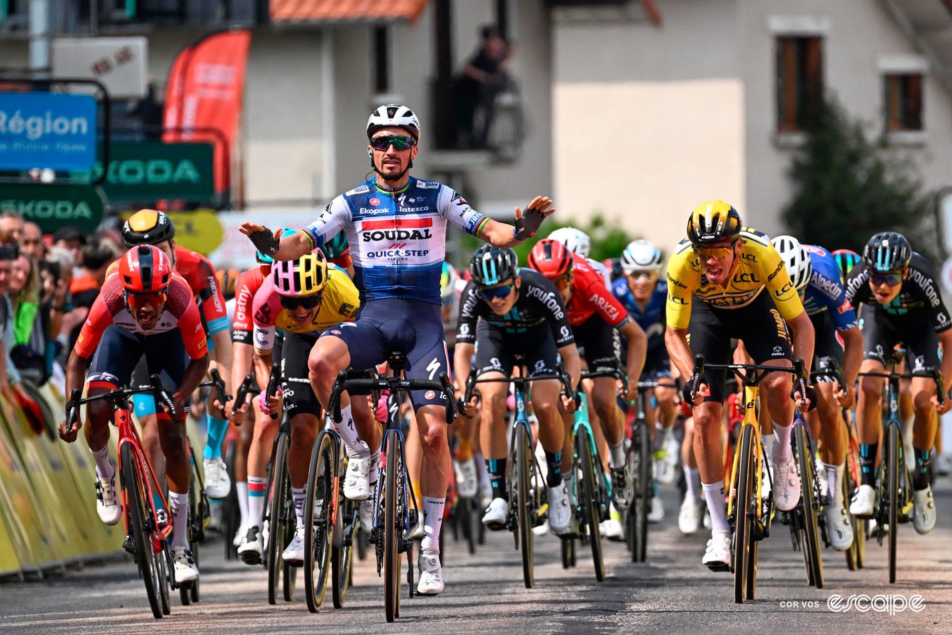 Julian Alaphilippe back to winning ways at the Critérium du Dauphiné