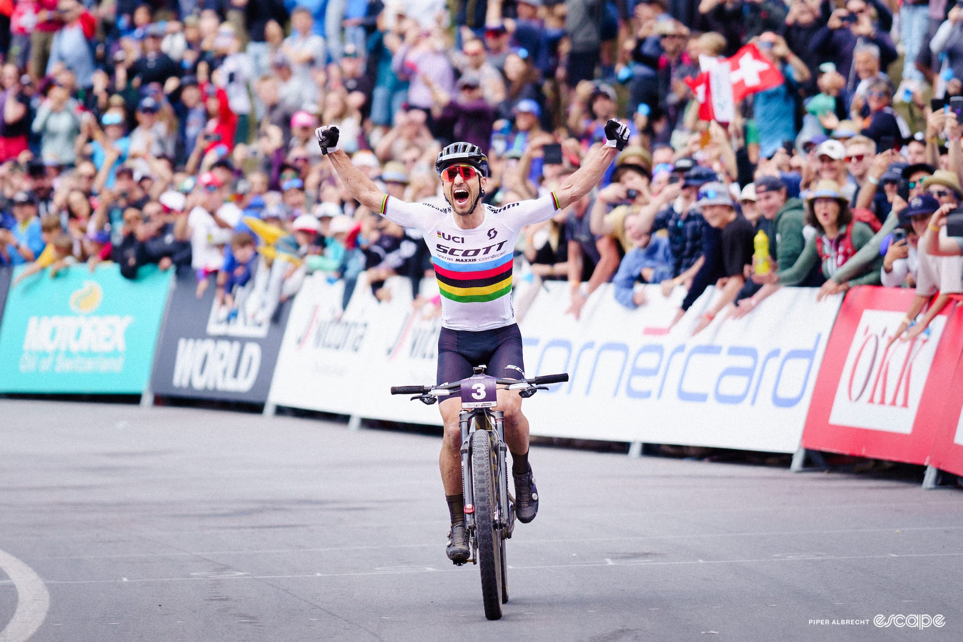 Nino Schurter breaks all-time MTB World Cup win record at Lenzerheide