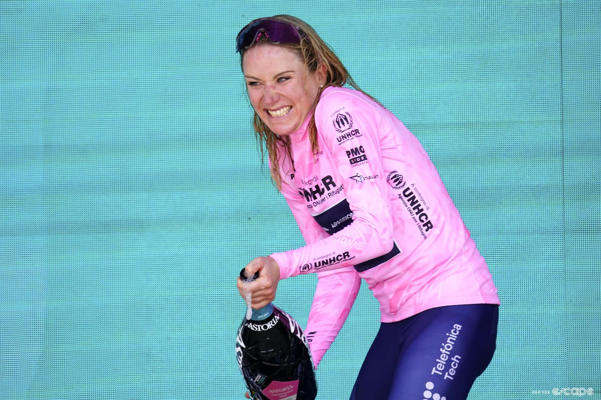 Van Vleuten wasn't interested in waiting for the pink jersey