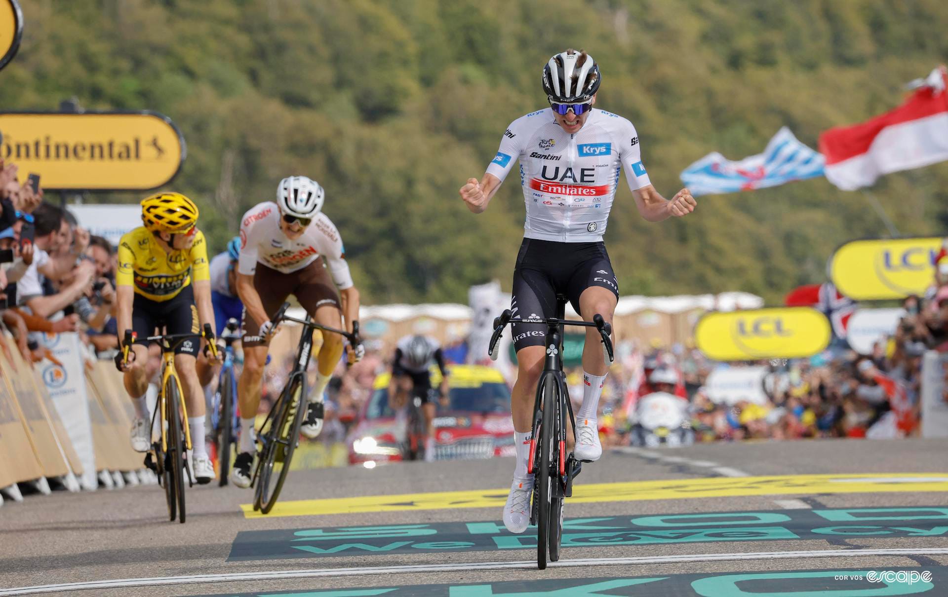 Tour de France stage 20 report: Happy ending for Pogačar, but there's no shaking Vingegaard