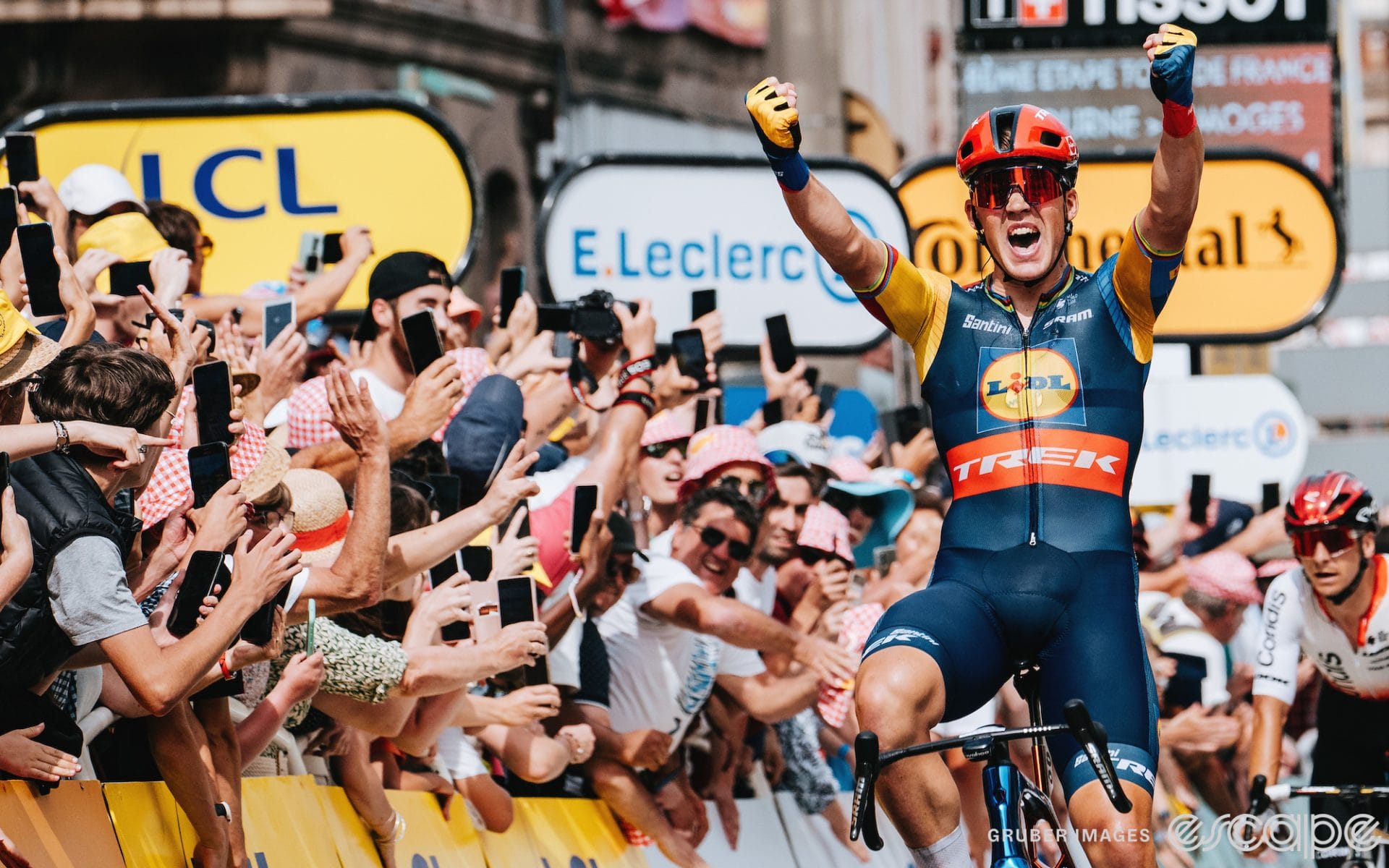 Tour de France stage 8 report: Pedersen muscles his way to uphill sprint win