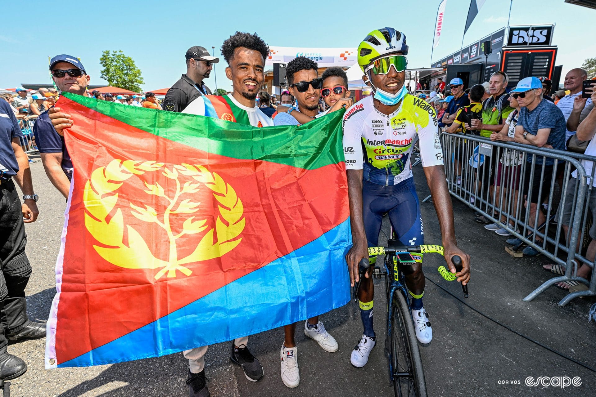 Amid confusion over visa issues, Biniam Girmay won't race Road Worlds