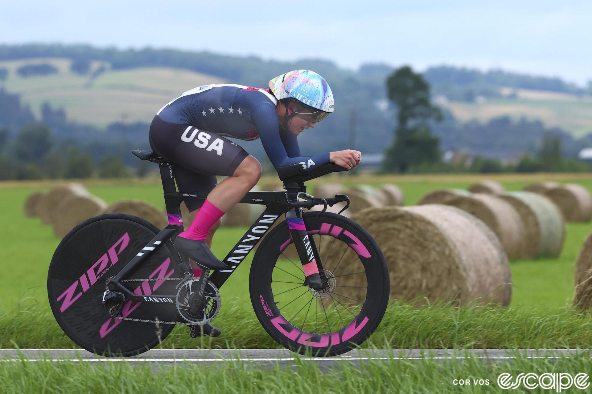 Dygert wins a second World ITT title, Reusser DNFs