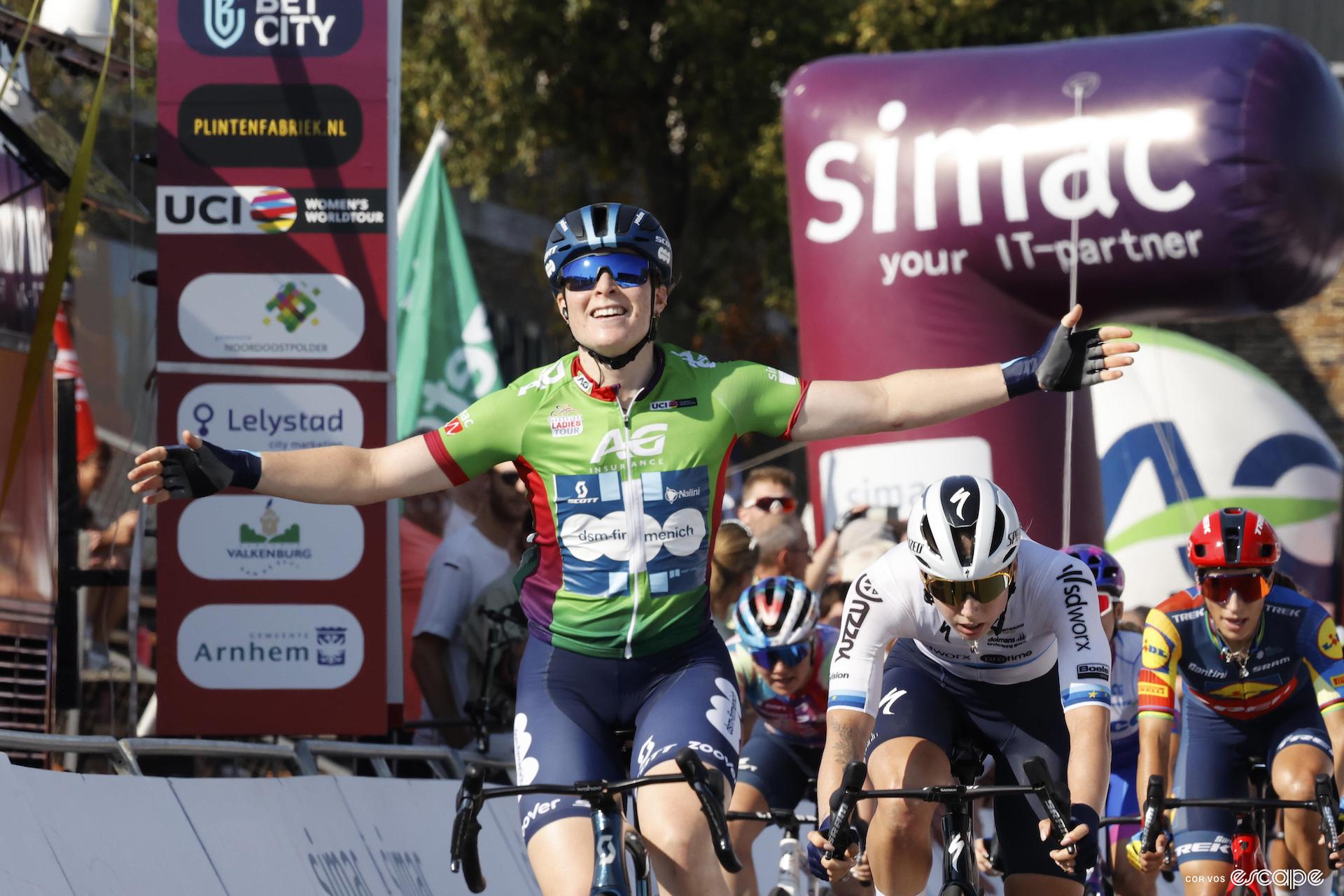 Simac Ladies Tour Stage 3: Kool bests Wiebes in sprint finale