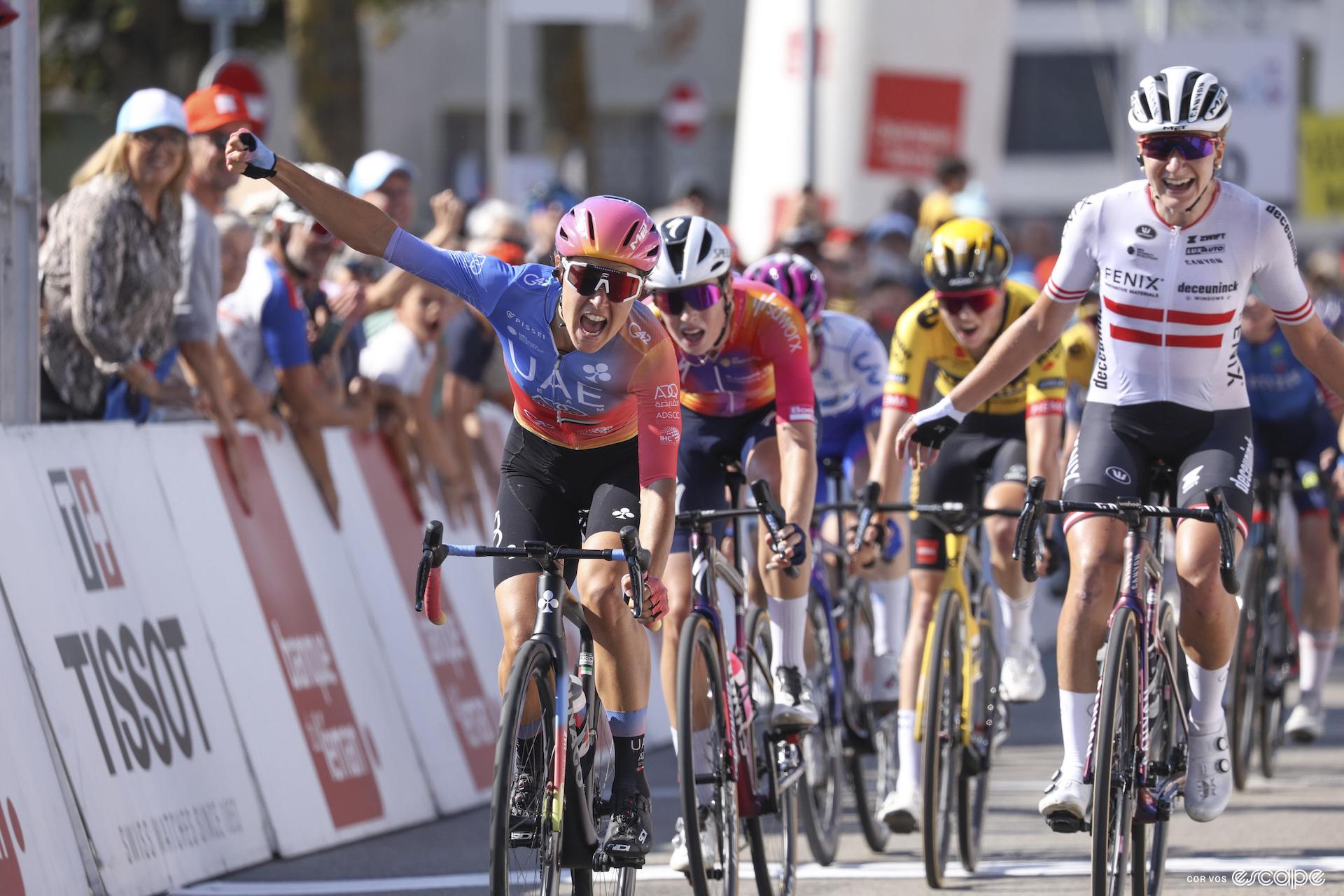 Romandie stage 1: Bertizzolo narrowly takes first WWT victory