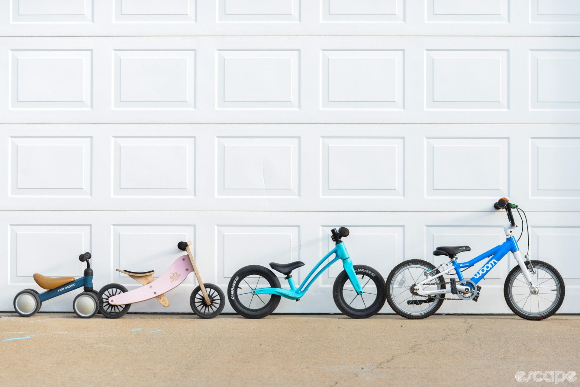 The bikes my kid learned to ride on