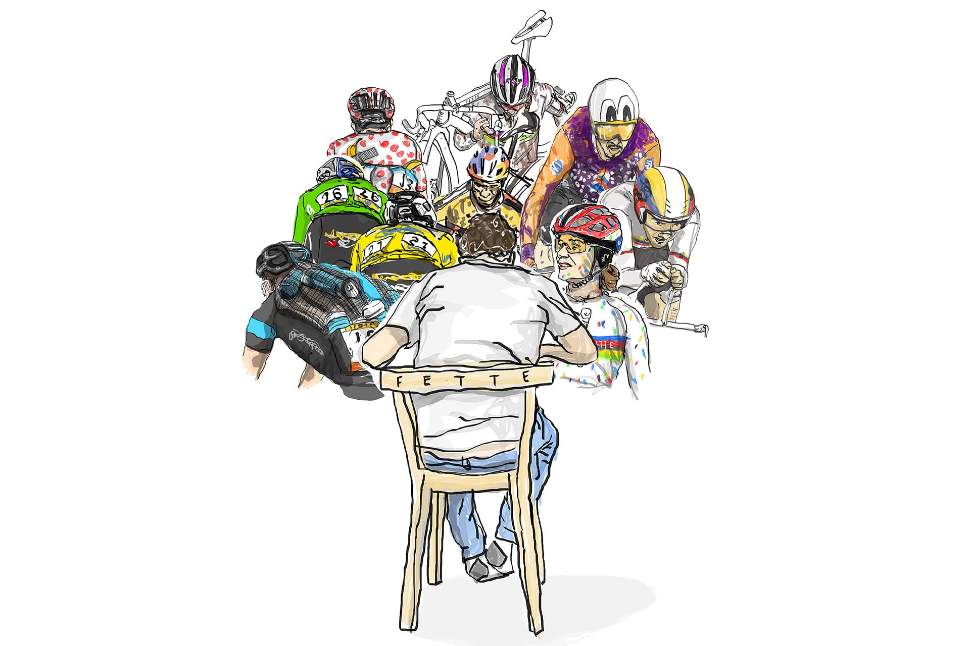 An interview with Fette, cycling's favourite illustrator