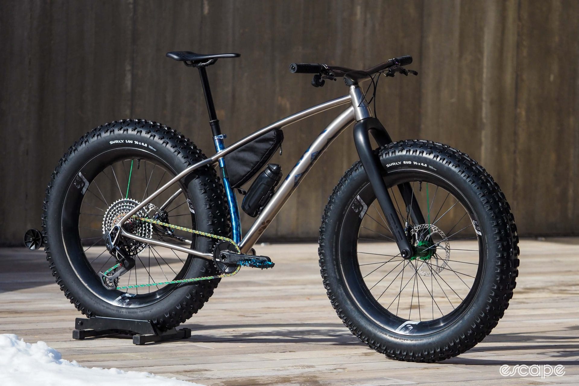 Joy Rides: A no-holds-barred custom titanium fat bike for winter adventures