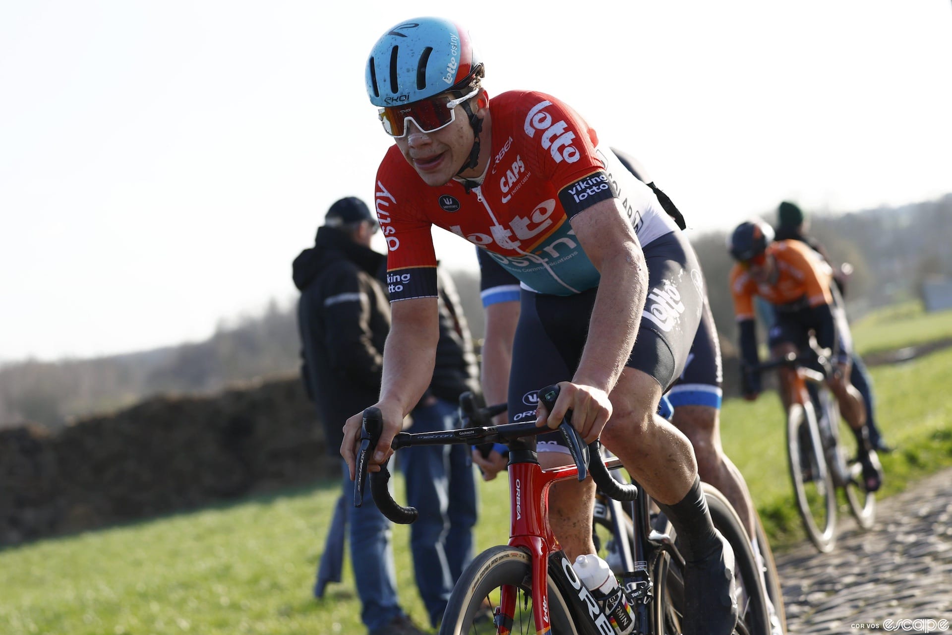 Arnaud De Lie has some choice words about his day at Le Samyn