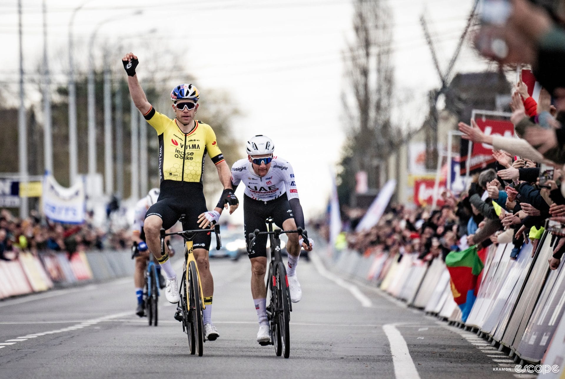 The good times keep on rolling for Visma as Van Aert wins Kuurne-Brussel-Kuurne