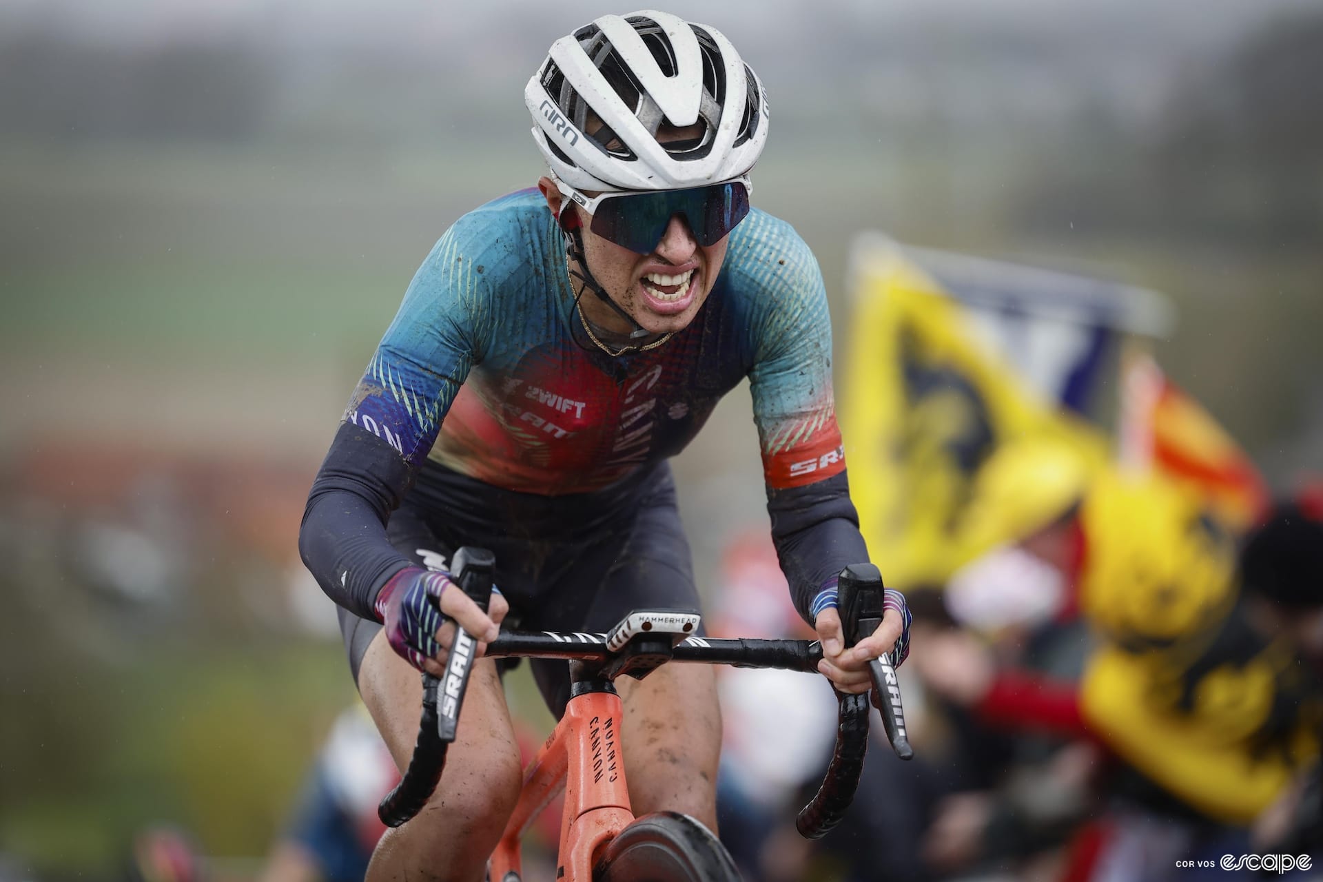 Kasia Niewiadoma takes a more tactical approach to the podium at Tour of Flanders