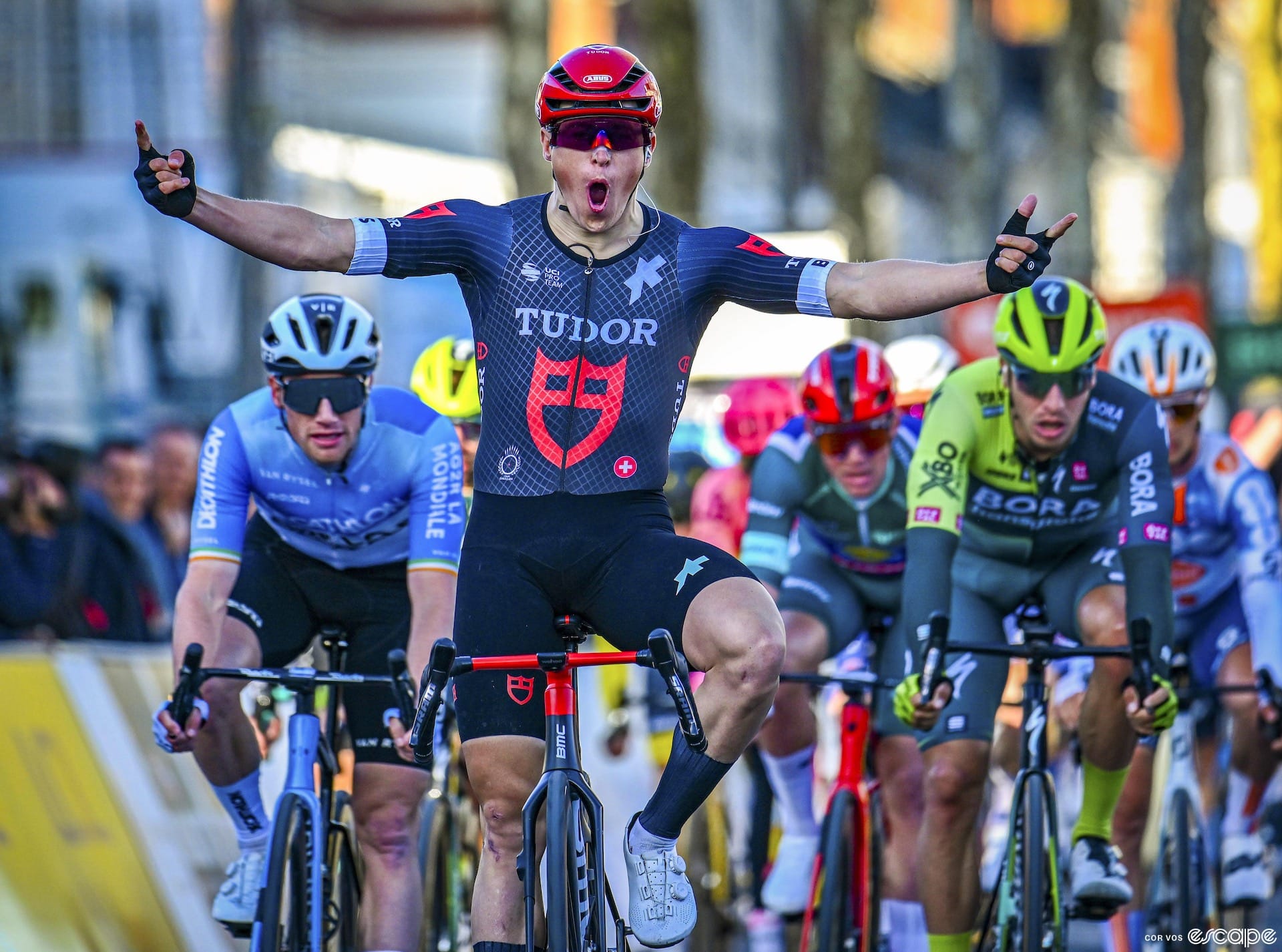 Cancellara's Tudor team bosses the bigs to its first WorldTour win