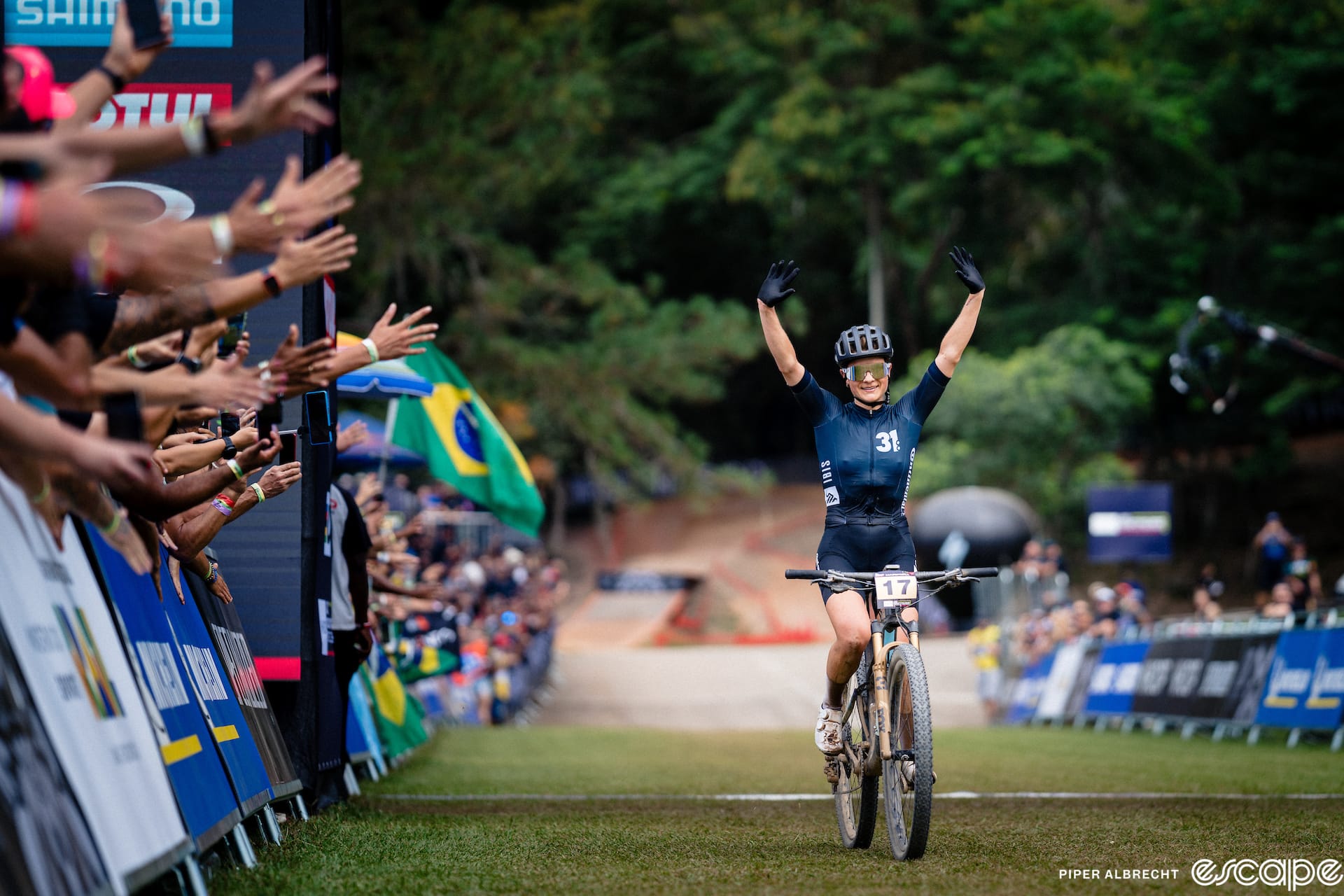 Jenny Rissveds rides tactical masterclass to victory at World Cup opener in Brazil