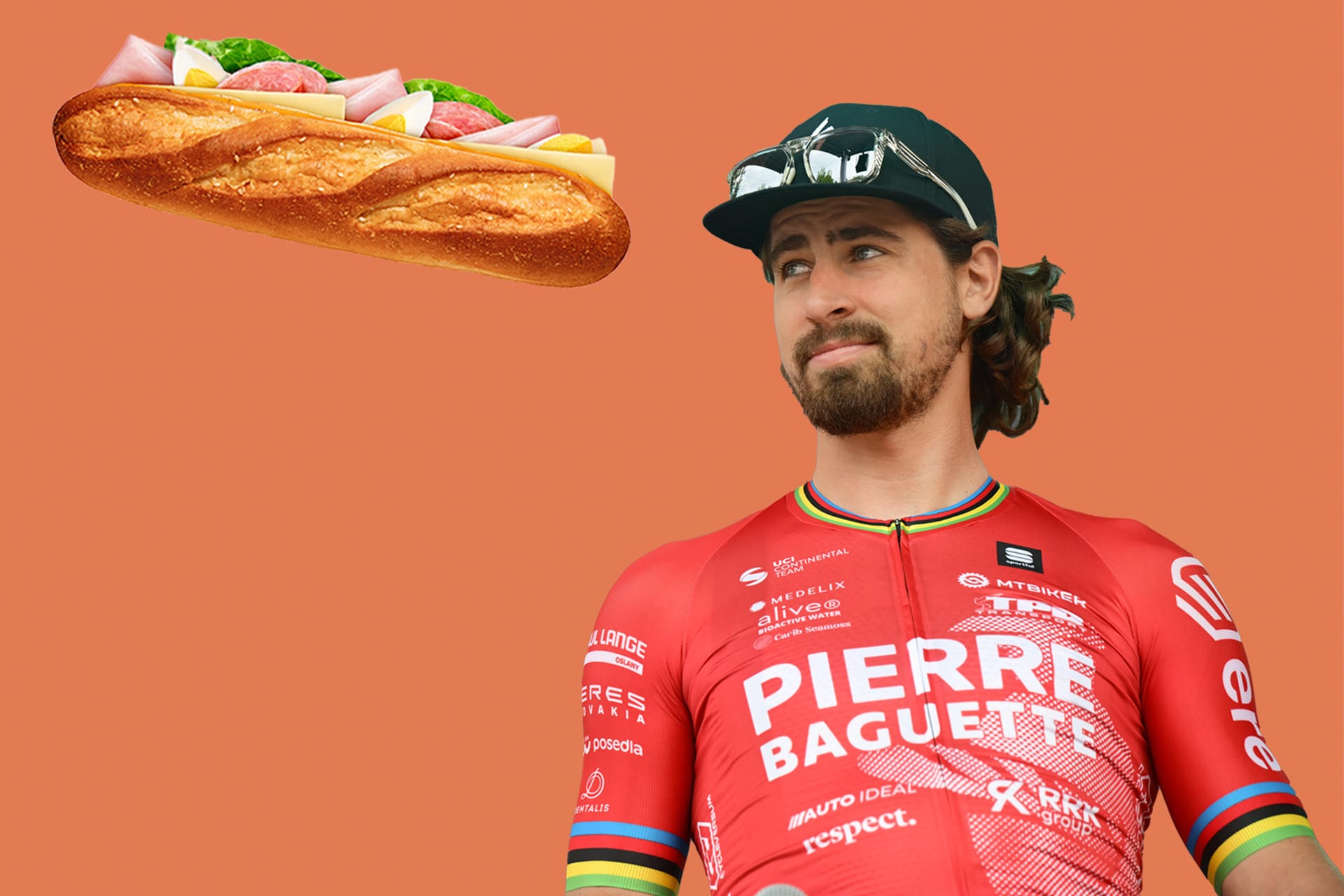 Peter Sagan’s team baguettes, ranked by how much I would like to eat them