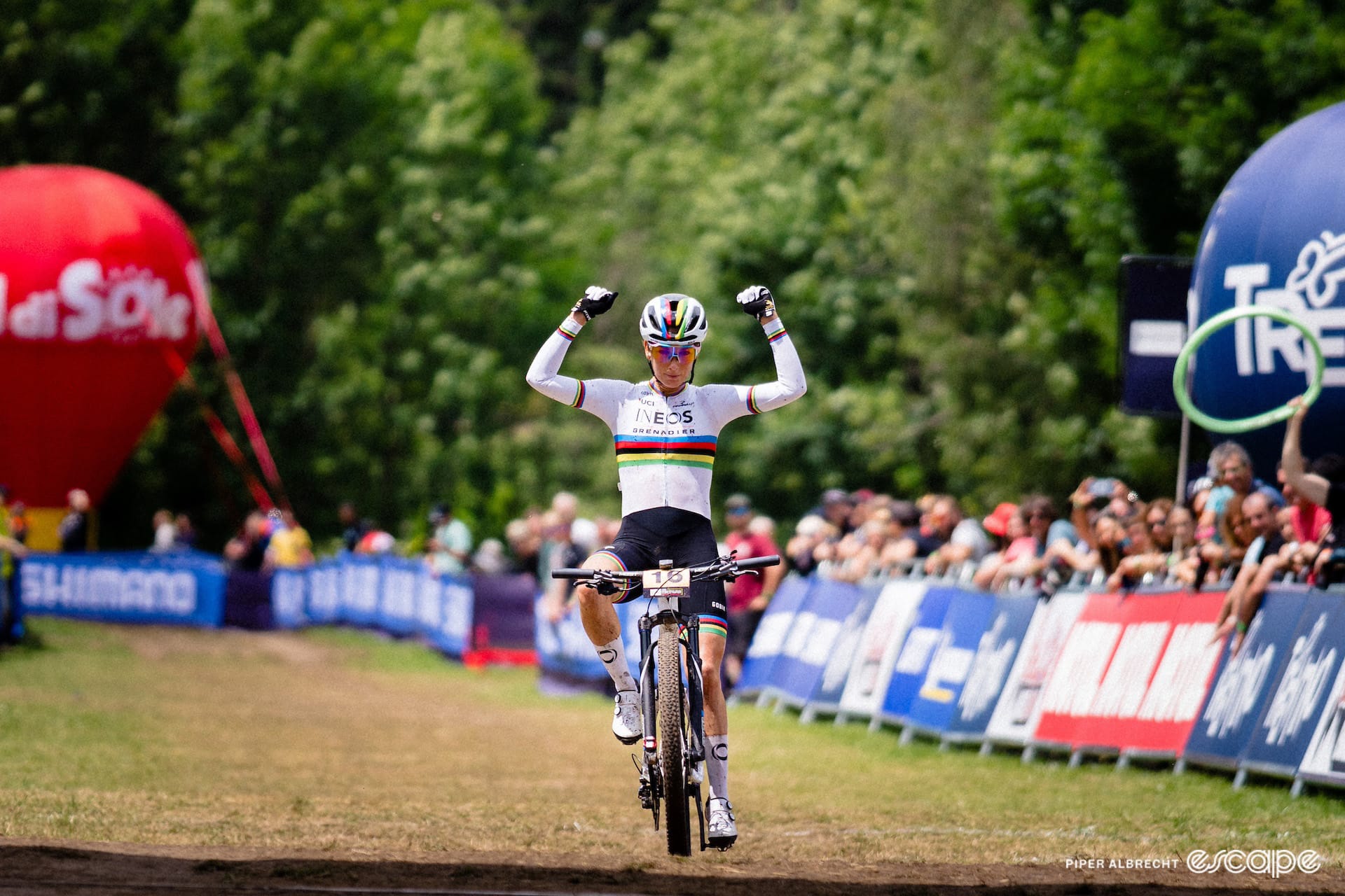 Pauline Ferrand-Prévot climbs away from competition in Val di Sole