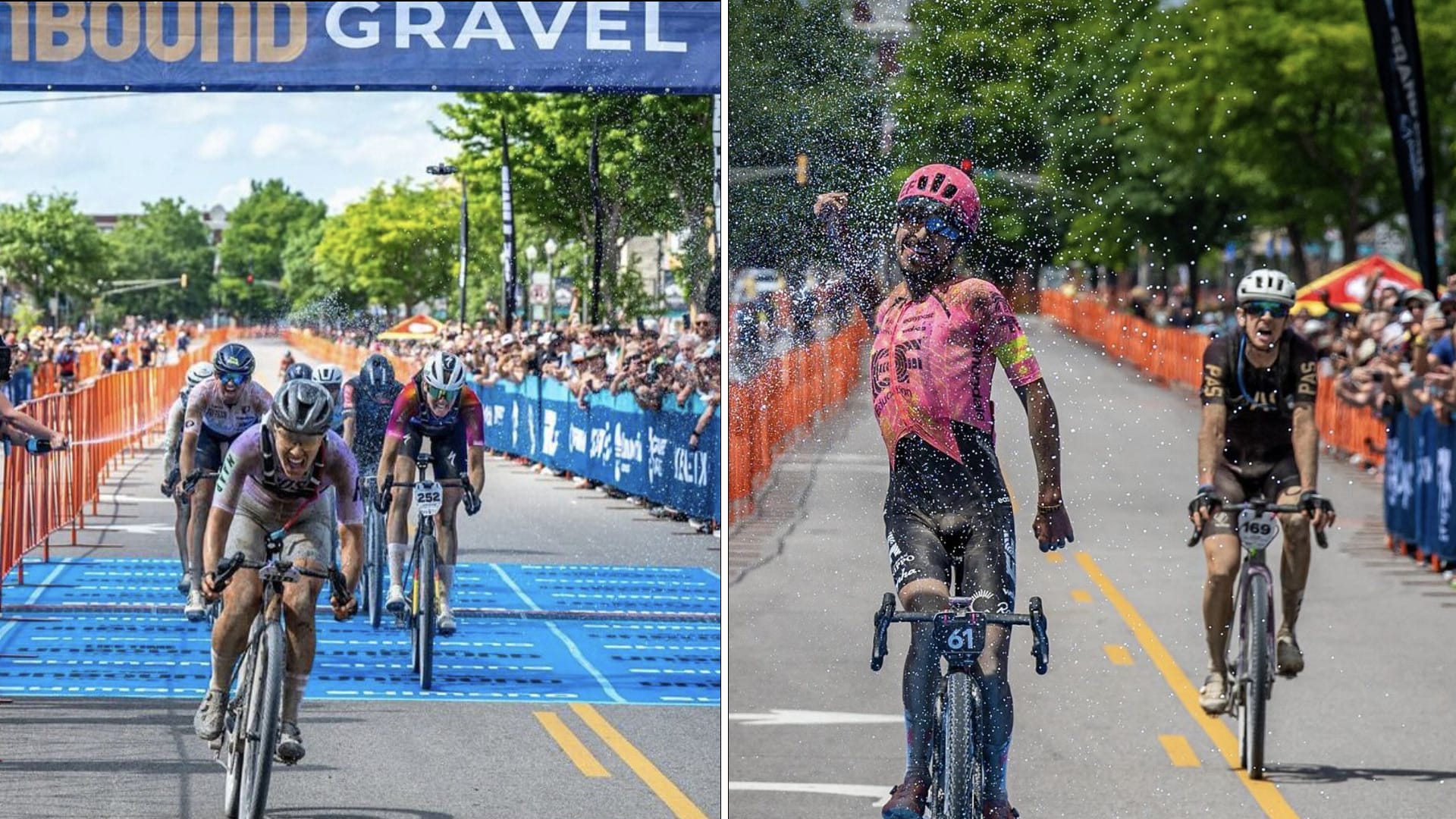 Lachlan Morton and Rosa Klöser sprint to Unbound Gravel victories