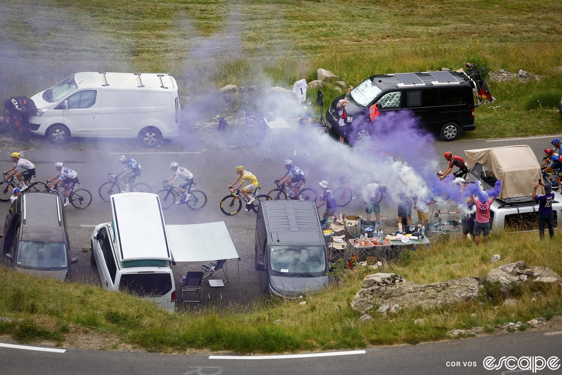 Haribos and havoc at the top of the Tour de France