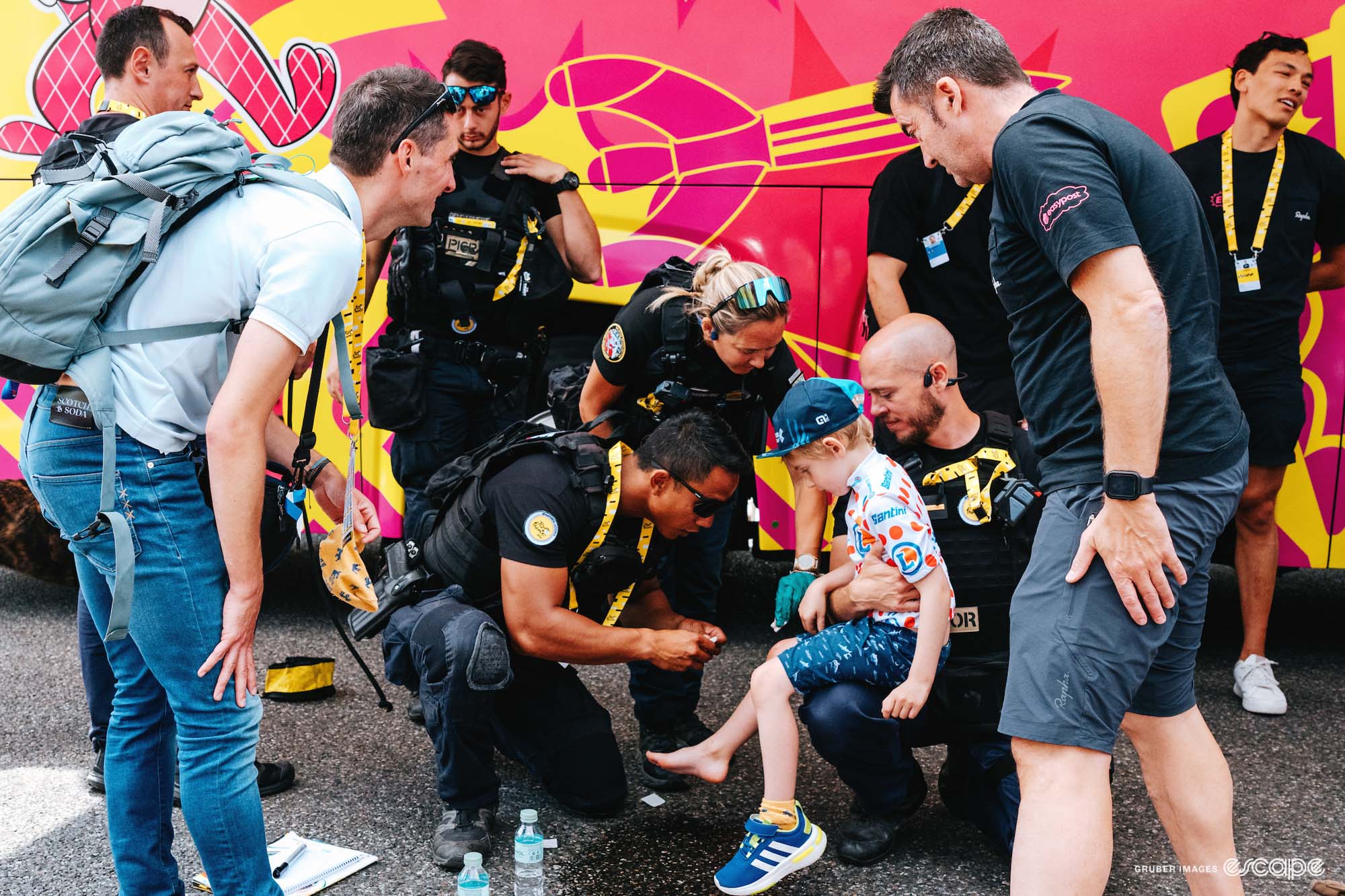 Finding the soft side of the scary French police