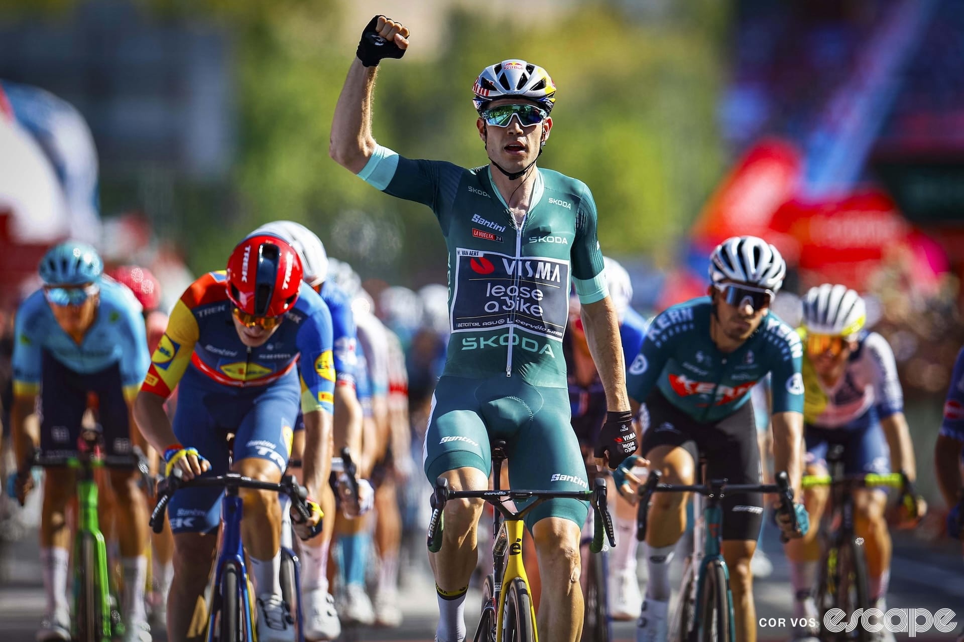 Vuelta stage 7 report: Van Aert is in control